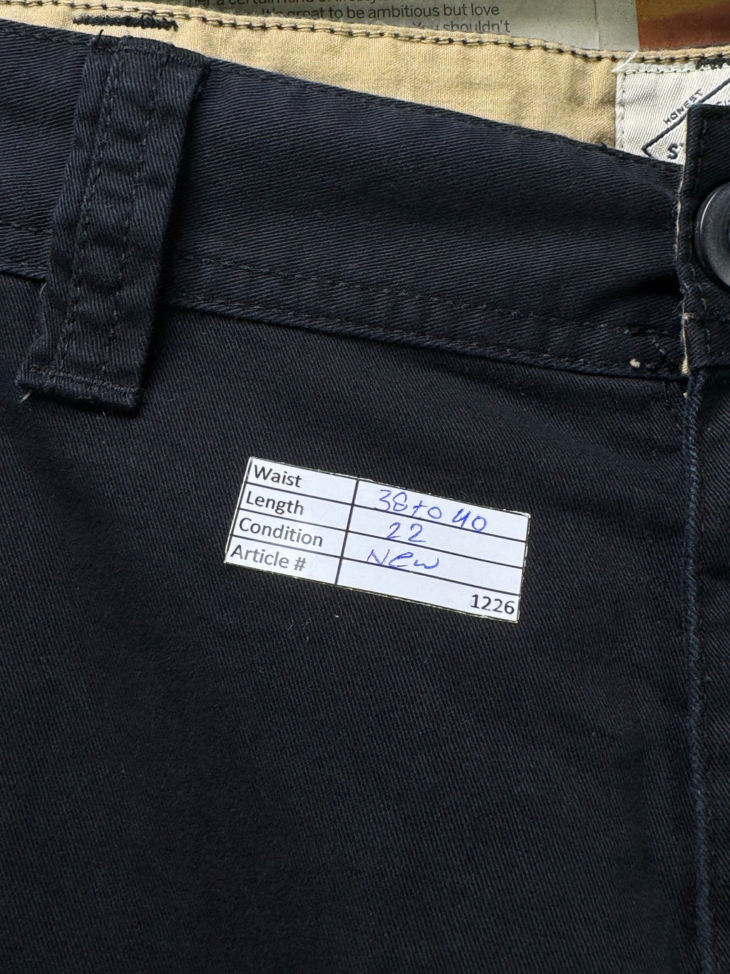 St. John's Bay® Waist: 38" to 40" | Midnight Blue | Cargo Shorts | Cotton | 1226 - Genuine Maal