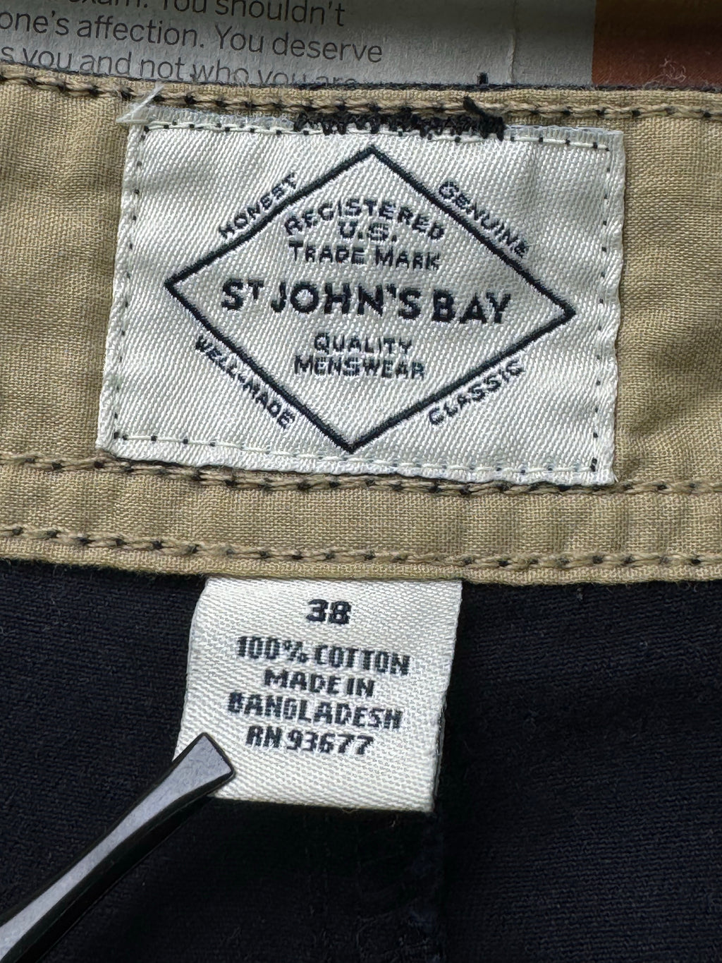St. John's Bay® Waist: 38" to 40" | Midnight Blue | Cargo Shorts | Cotton | 1226 - Genuine Maal