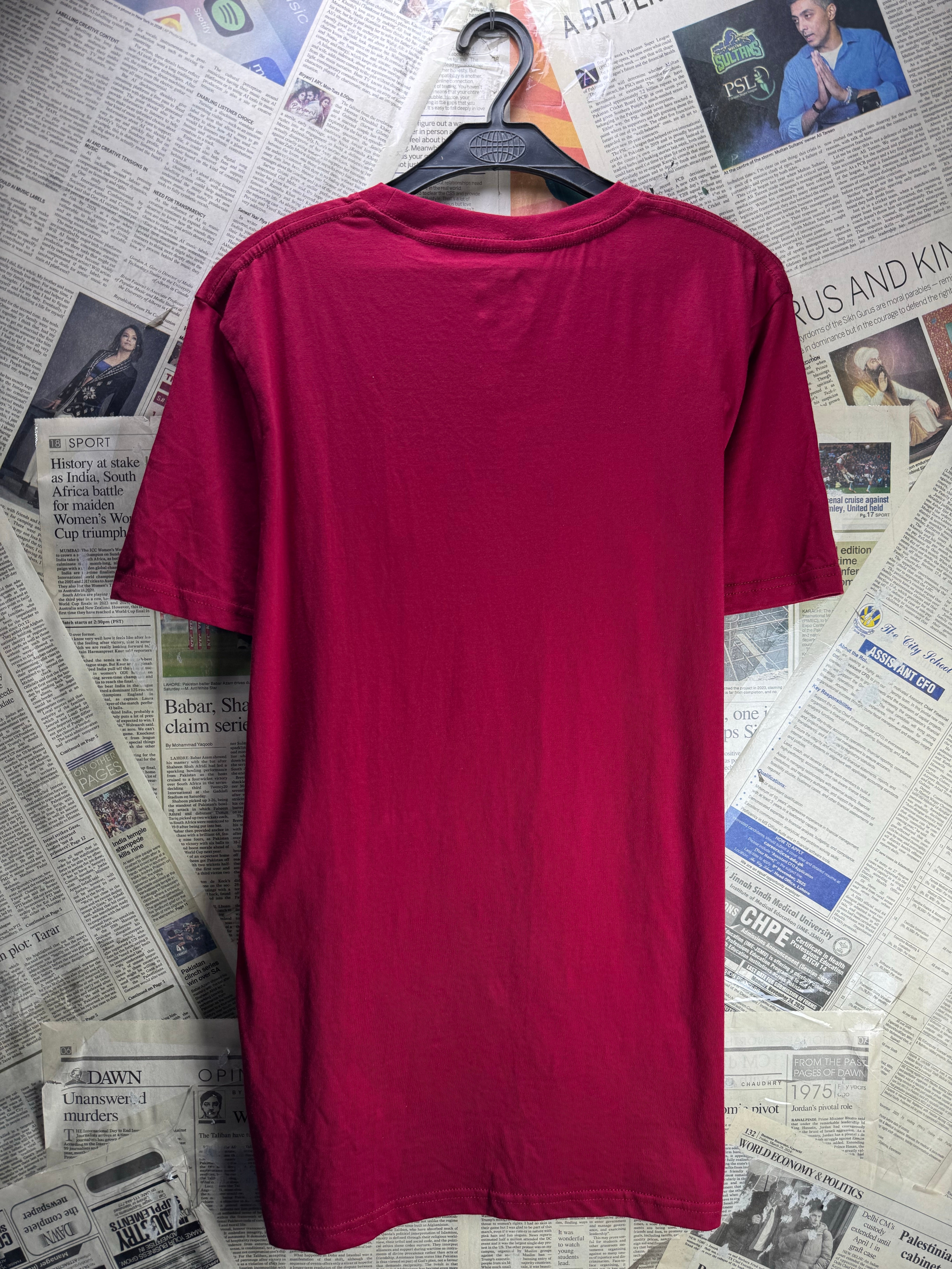 Fifa® Small | Chest: 19" | Red | T-Shirt | Cotton | 4882 - Genuine Maal