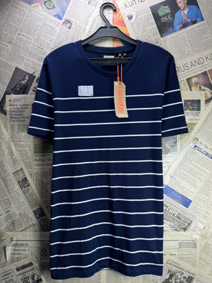 Superdry® Small | Chest: 19.5" | Blue | T-Shirt | Cotton | 4884 - Genuine Maal