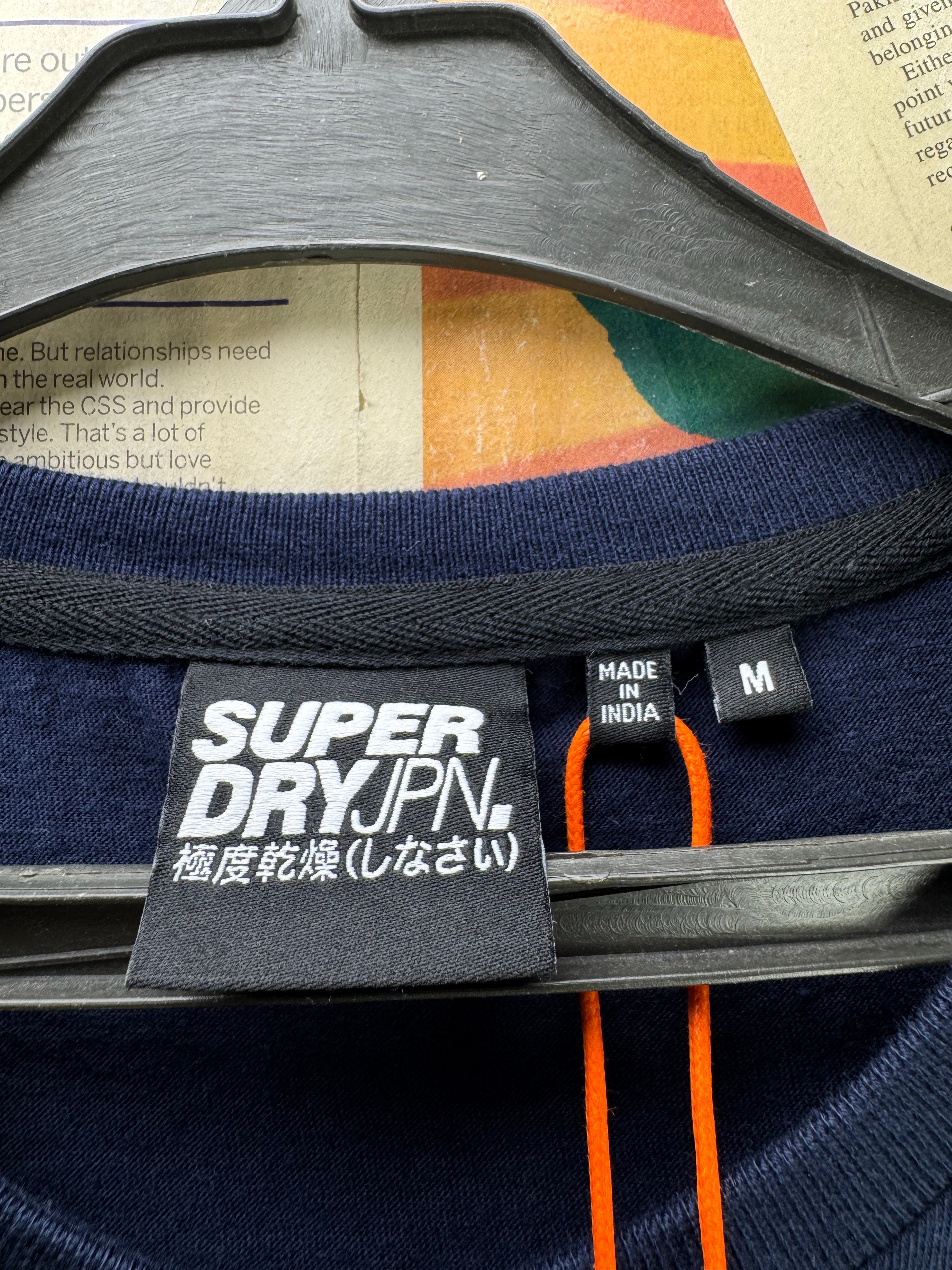 Superdry® Small | Chest: 19.5" | Blue | T-Shirt | Cotton | 4884 - Genuine Maal