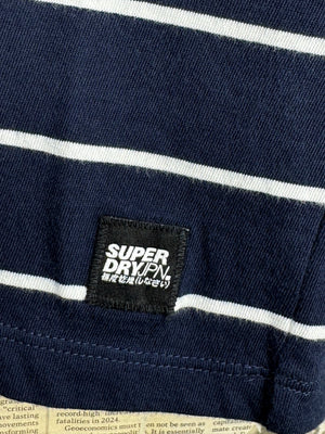 Superdry® Small | Chest: 19.5" | Blue | T-Shirt | Cotton | 4884 - Genuine Maal