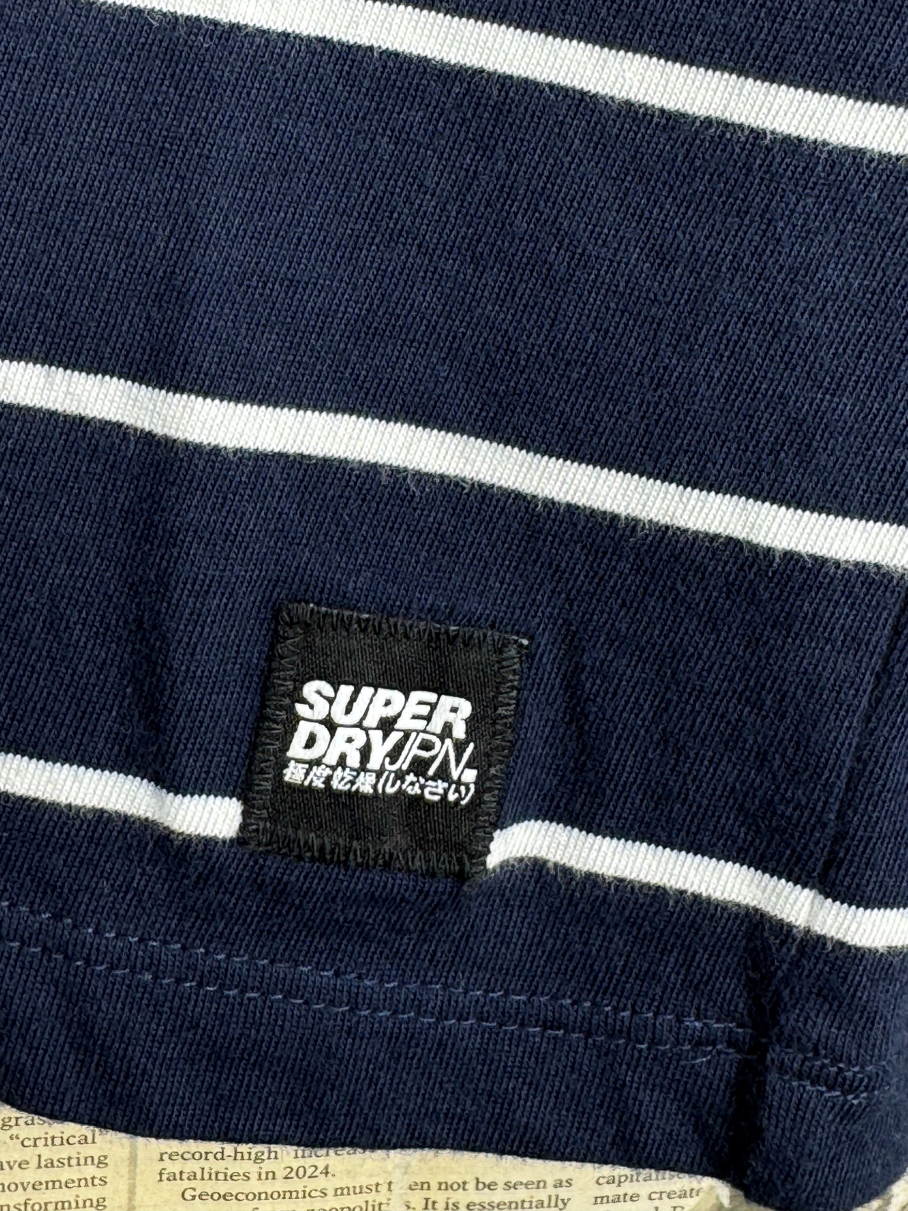 Superdry® Small | Chest: 19.5" | Blue | T-Shirt | Cotton | 4884 - Genuine Maal