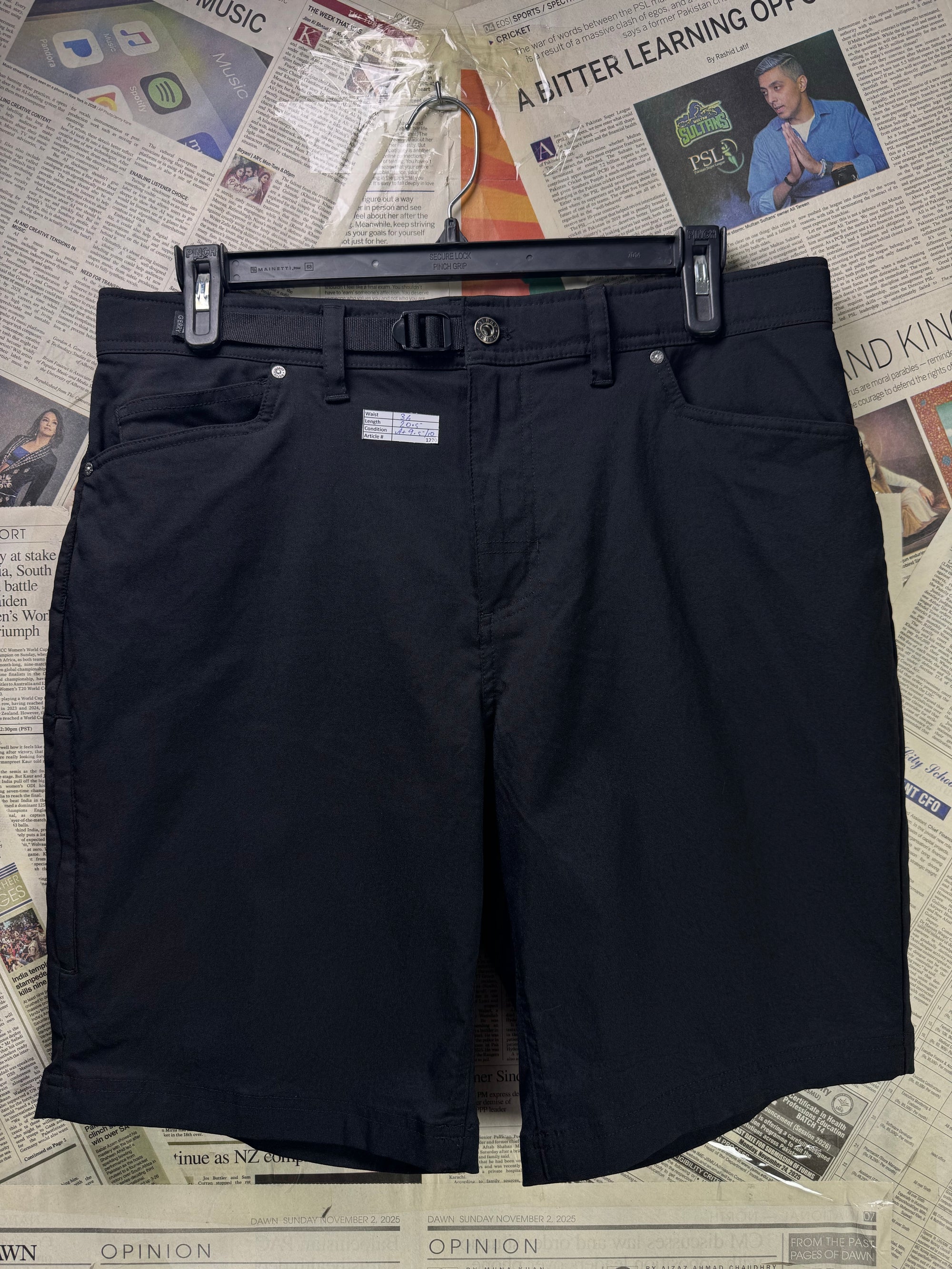 Gerry® Waist: 36" | Black | Golf Shorts | Nylon - Spandex | 1220 - Genuine Maal