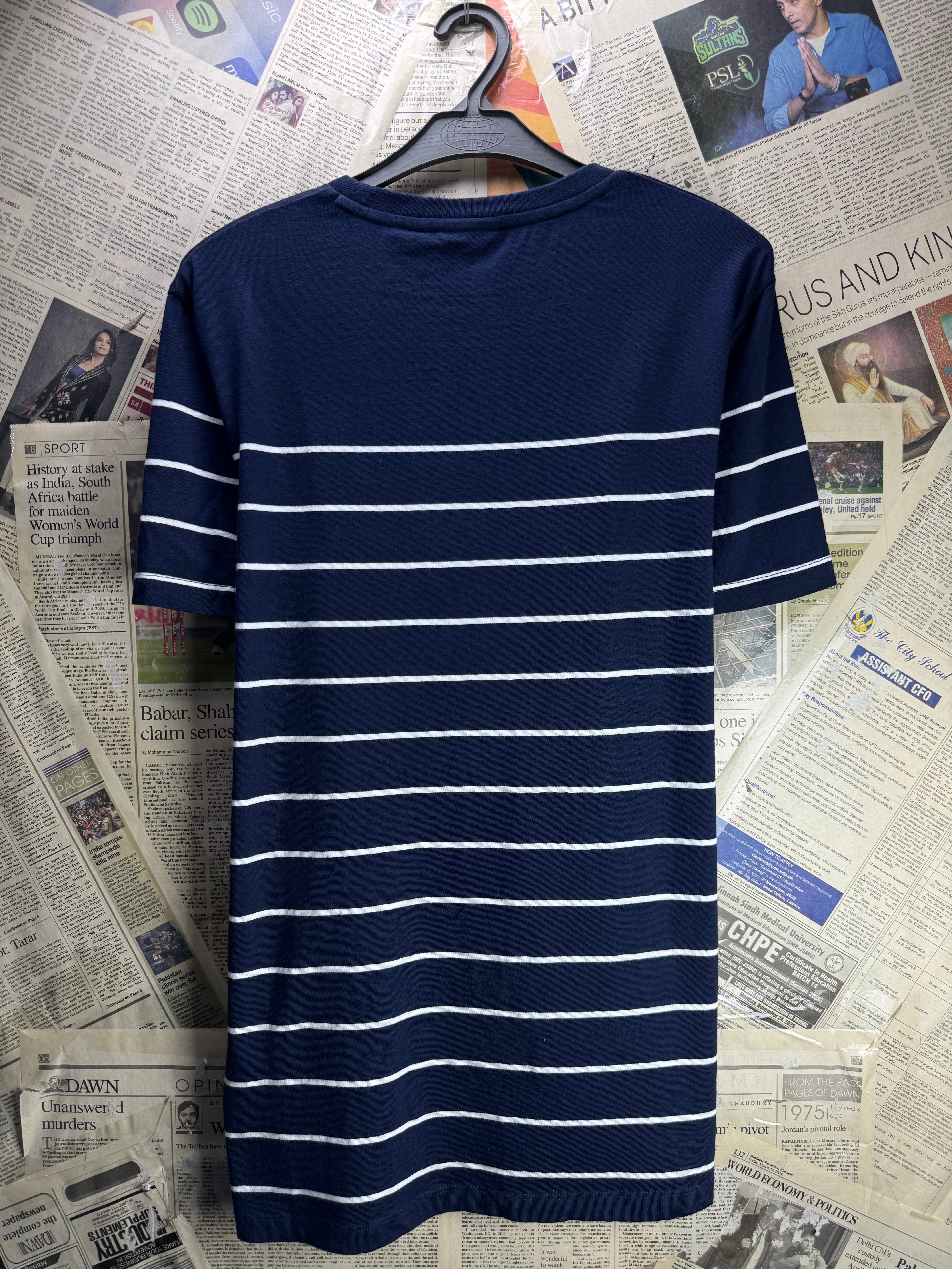 Superdry® Small | Chest: 19.5" | Blue | T-Shirt | Cotton | 4884 - Genuine Maal