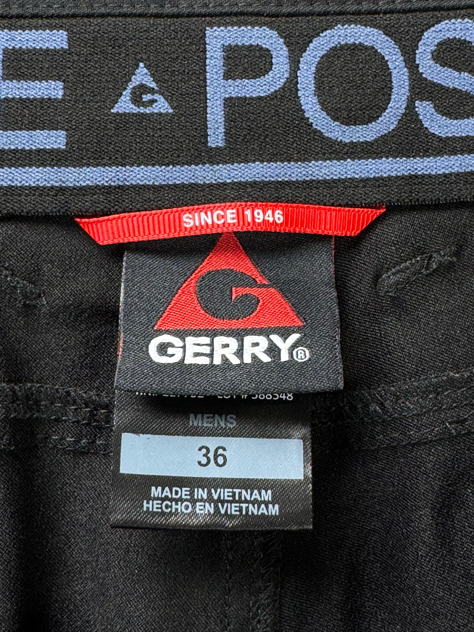 Gerry® Waist: 36" | Black | Golf Shorts | Nylon - Spandex | 1220 - Genuine Maal