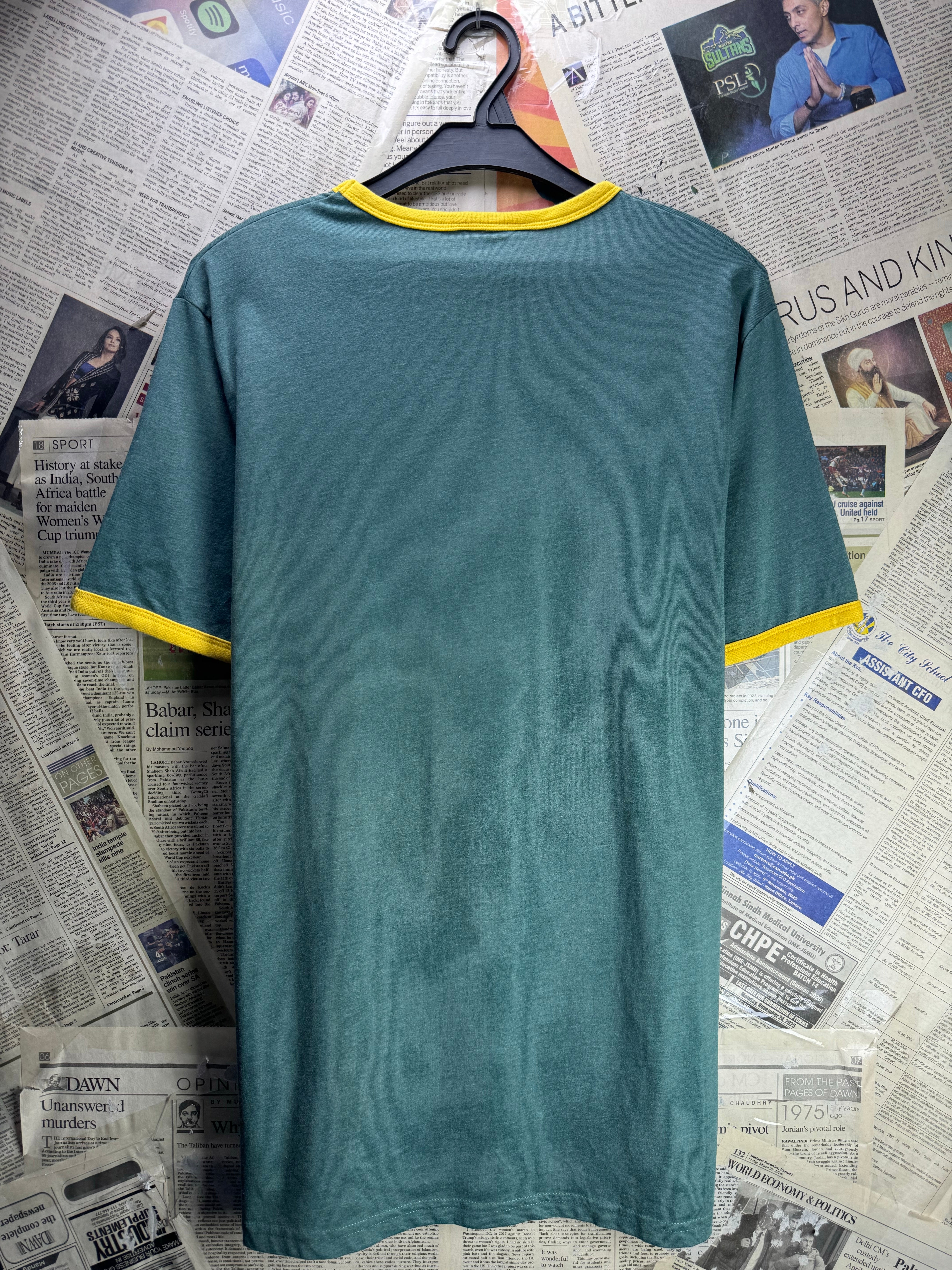 Redtag® Small | Chest: 20" | Green | T-Shirt | Cotton | 4852 - Genuine Maal