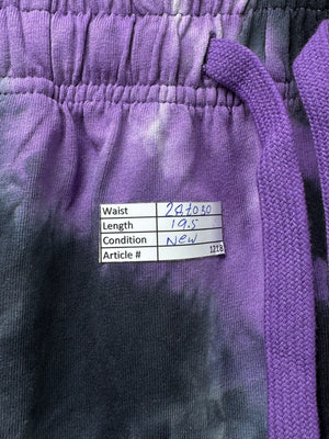 Inherit Glory® Waist: 28" to 30" | Purple tie dye | Shorts | Cotton | 1218 - Genuine Maal