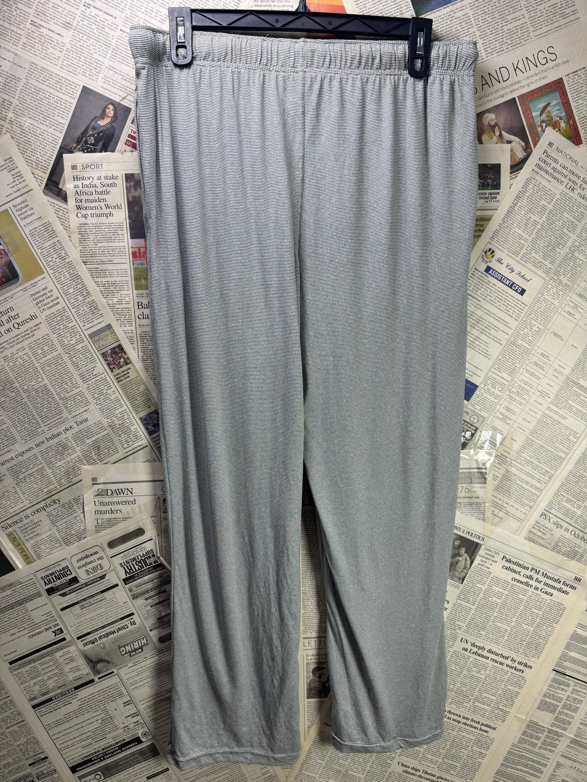 George® Waist: 38" to 40" | Grey | Sleepwear Trousers | Cotton | 1232 - Genuine Maal