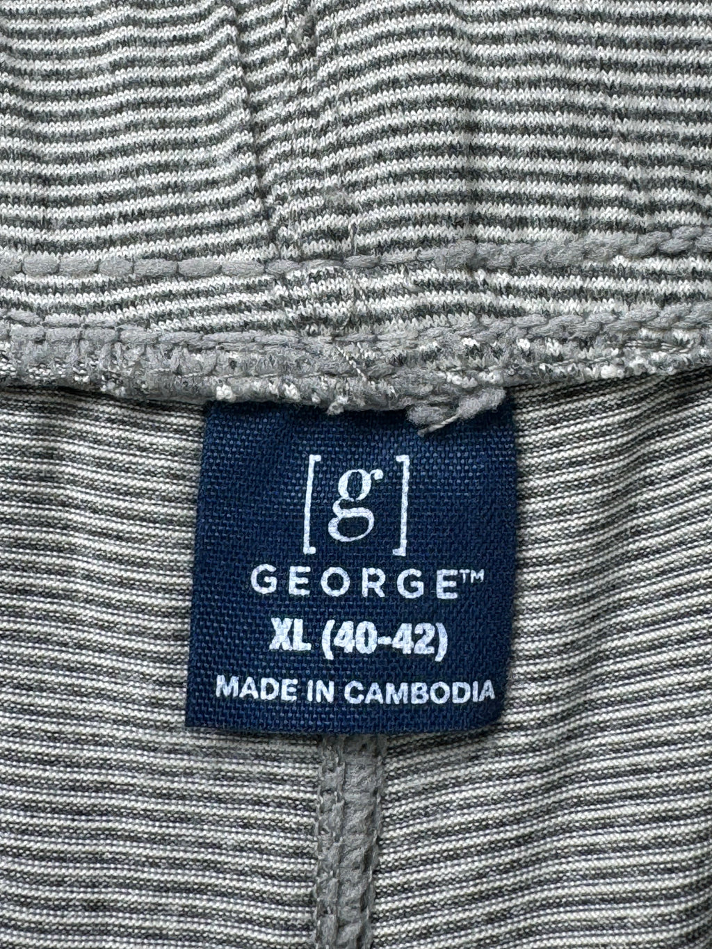 George® Waist: 38" to 40" | Grey | Sleepwear Trousers | Cotton | 1232 - Genuine Maal