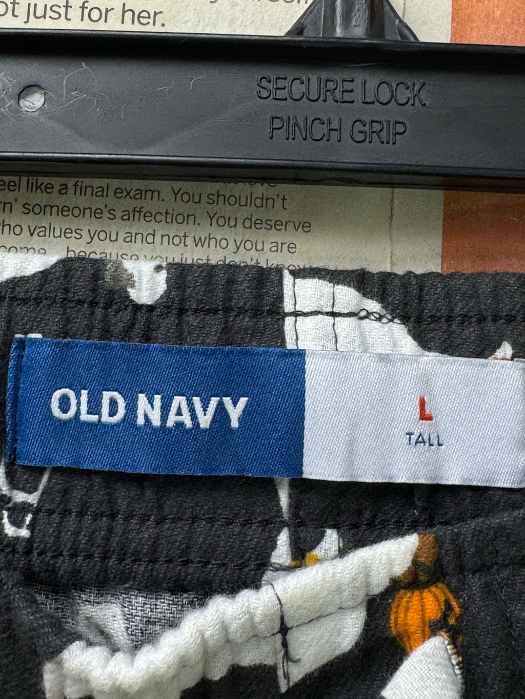 Old N*vy® Waist: 34" to 36" | Black | Pajamas | Cotton | 1238 - Genuine Maal