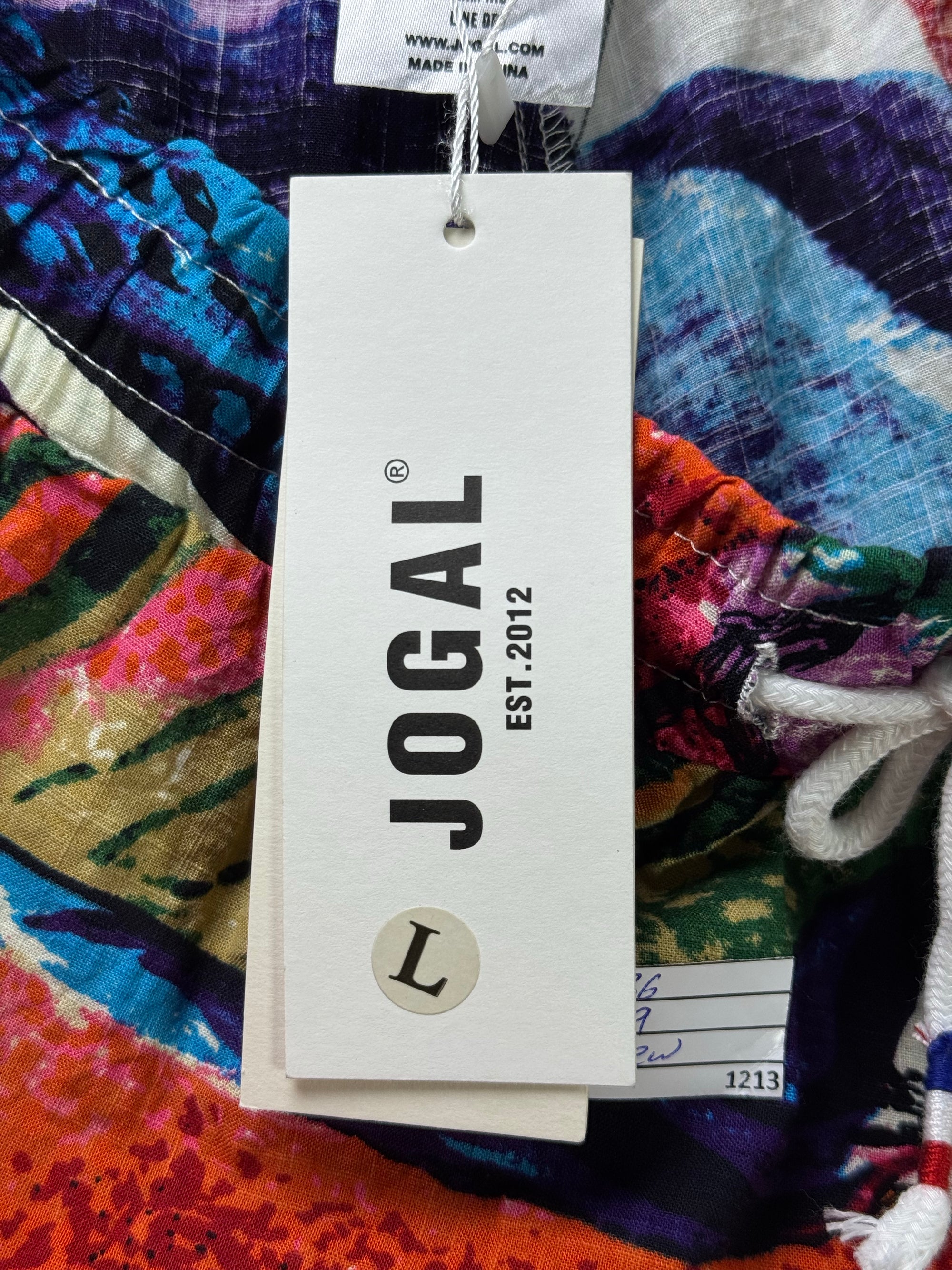 Jogal® Waist: 36" | Multicolor | Beach Shorts | Cotton - Viscose | 1213 - Genuine Maal