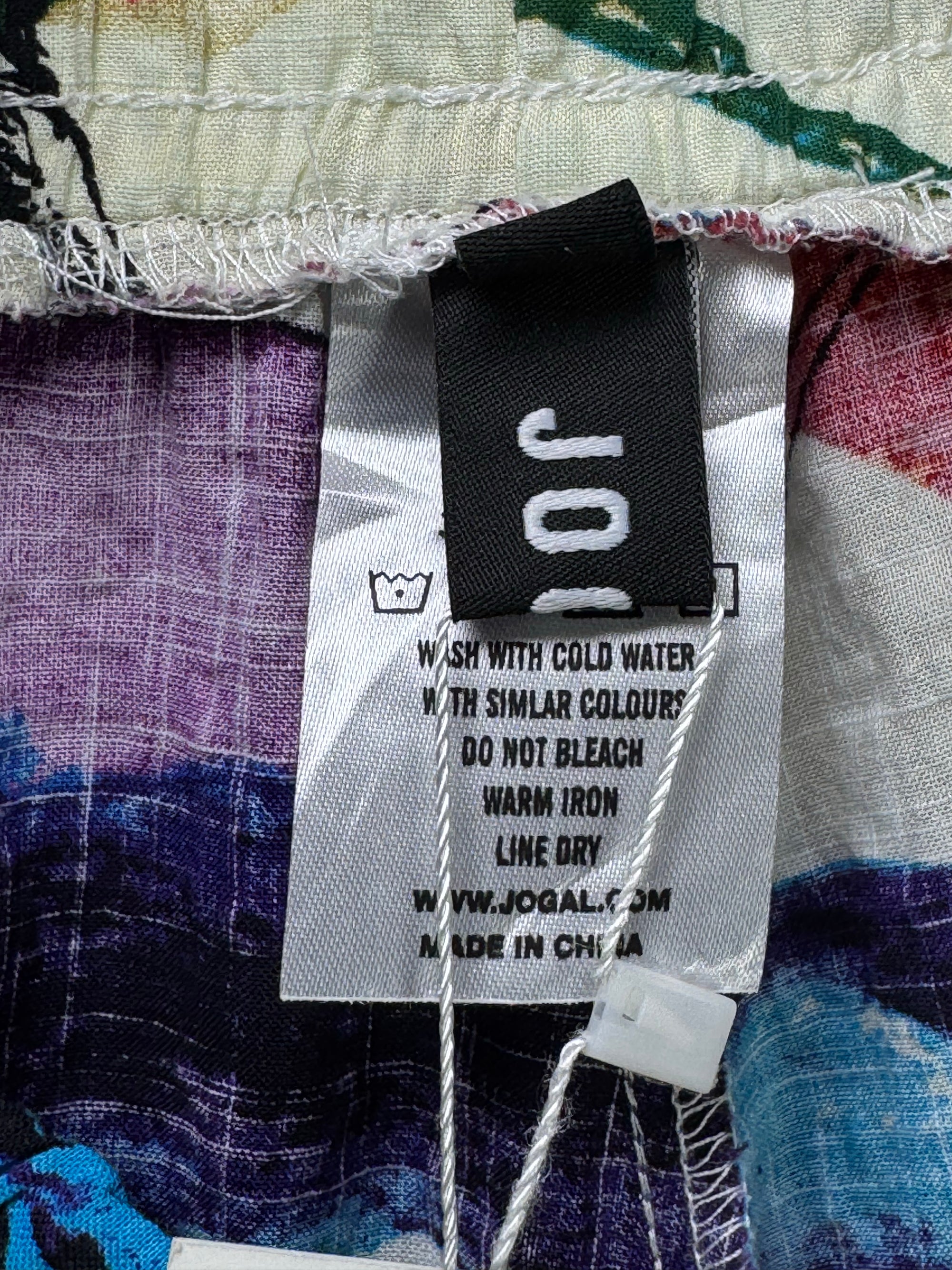 Jogal® Waist: 36" | Multicolor | Beach Shorts | Cotton - Viscose | 1213 - Genuine Maal