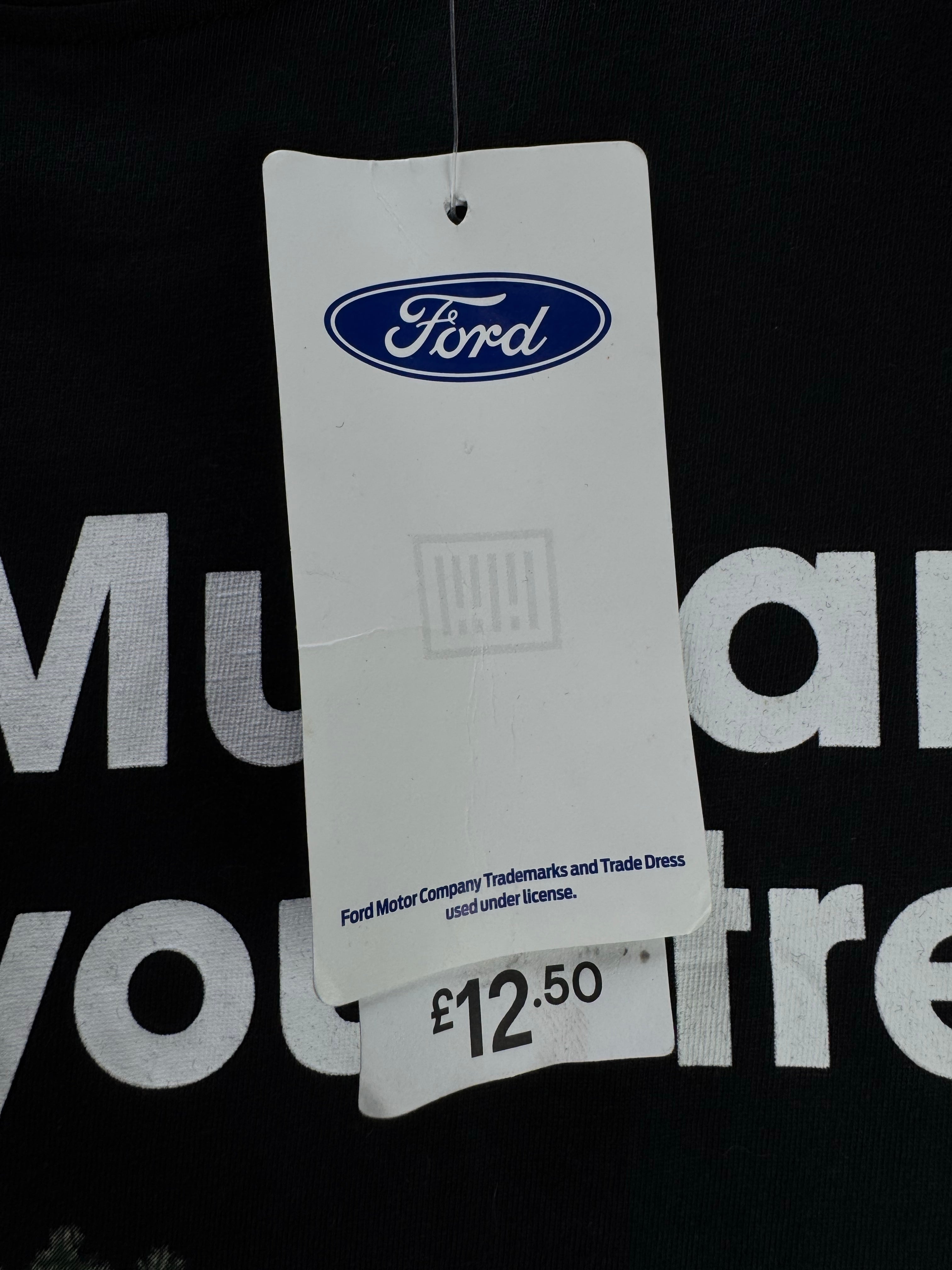 Ford® Medium | Chest: 22" | Black | T-Shirt | Polyester | 4899 - Genuine Maal
