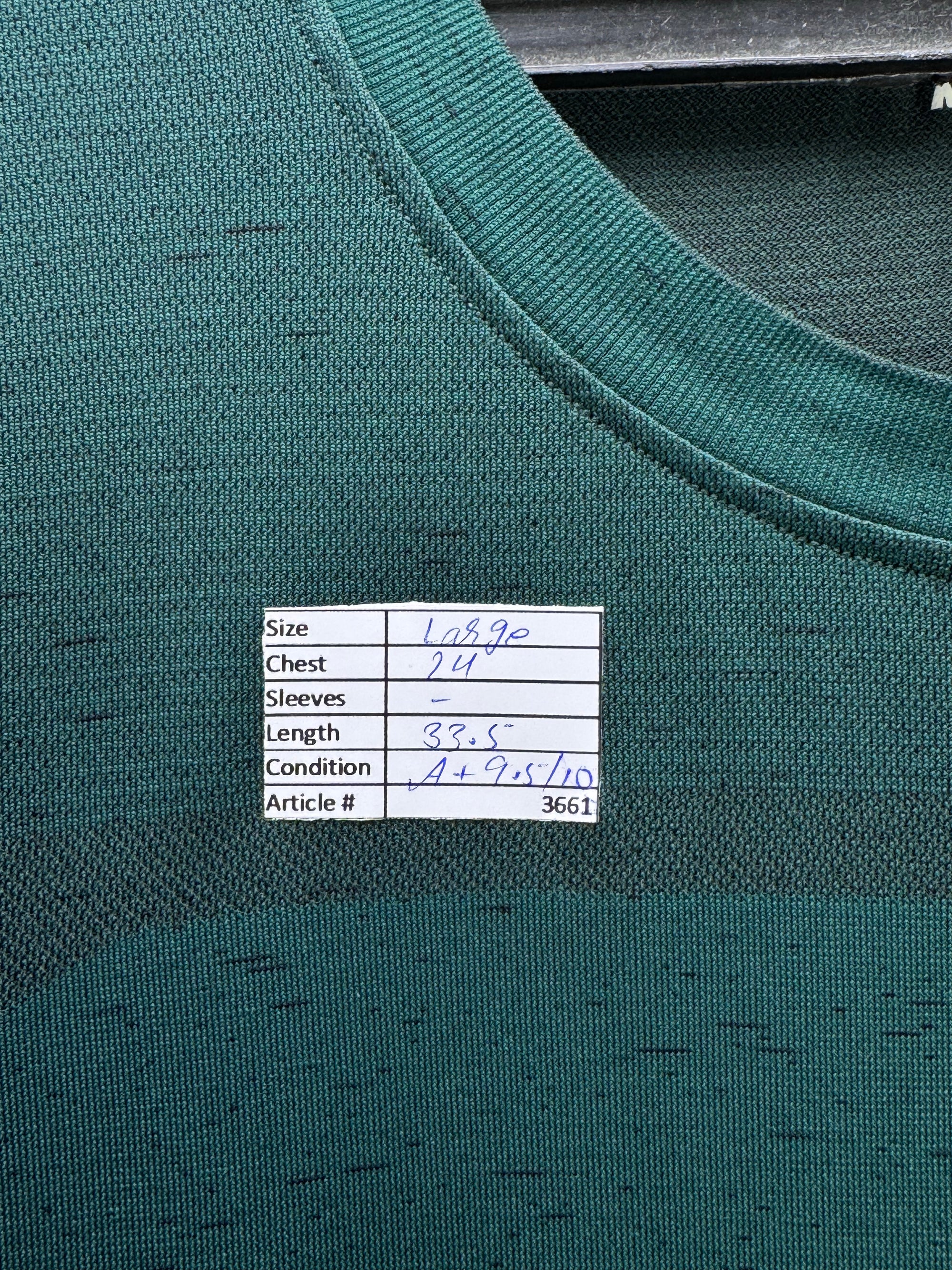 Under Armo*r® Large | Chest: 24" | Dark Teal | Sports T-Shirt | 3661 - Genuine Maal