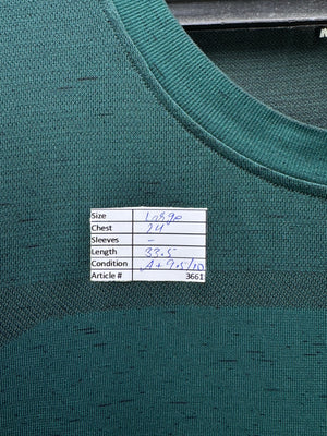 Under Armo*r® Large | Chest: 24" | Dark Teal | Sports T-Shirt | 3661 - Genuine Maal