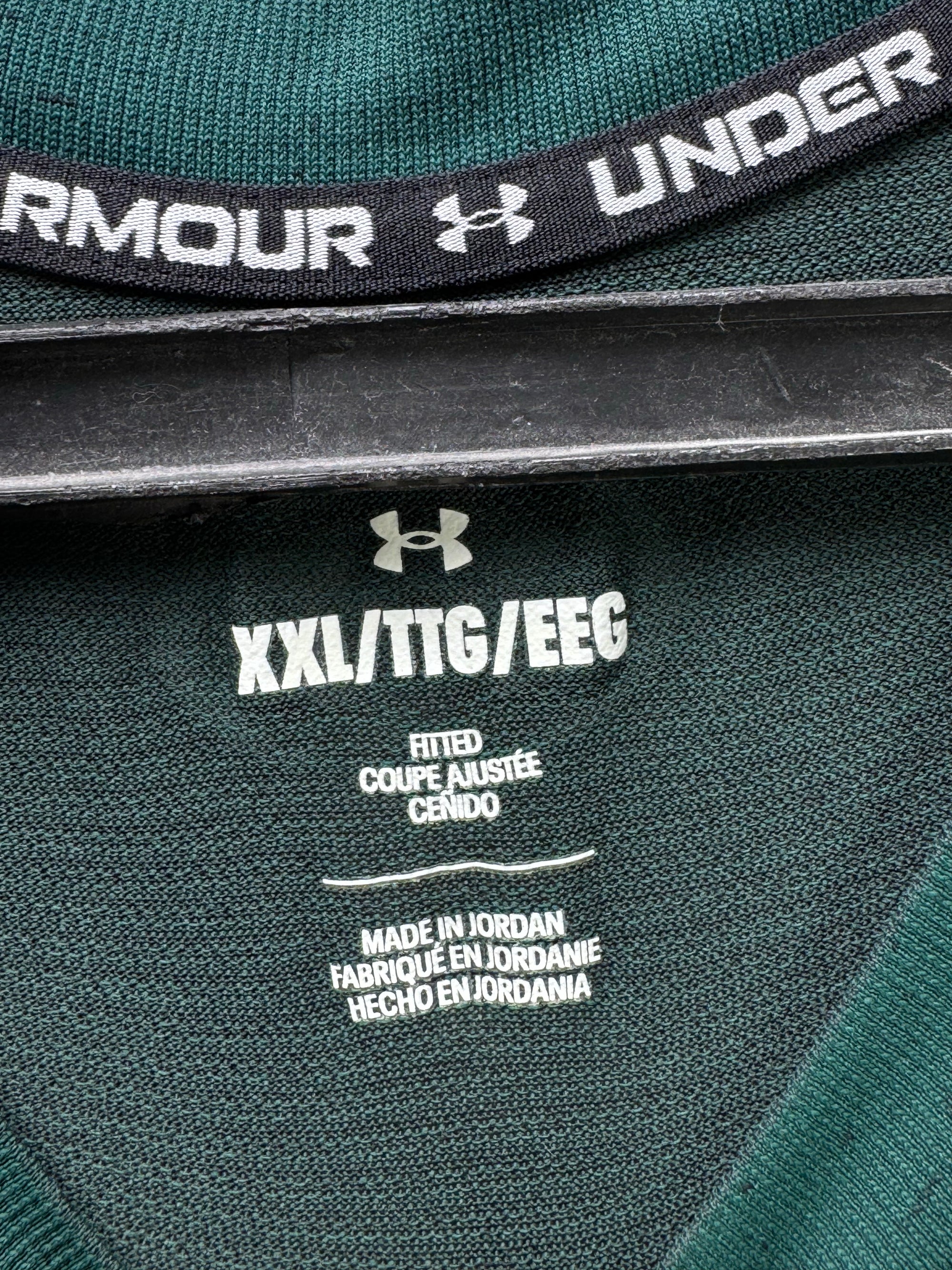 Under Armo*r® Large | Chest: 24" | Dark Teal | Sports T-Shirt | 3661 - Genuine Maal