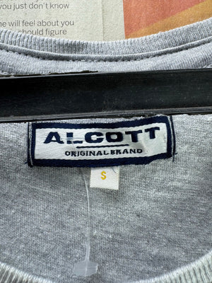 Alcott® Small | Chest: 19.5" | Grey | T-Shirt | Cotton - Viscose | 4640 - Genuine Maal