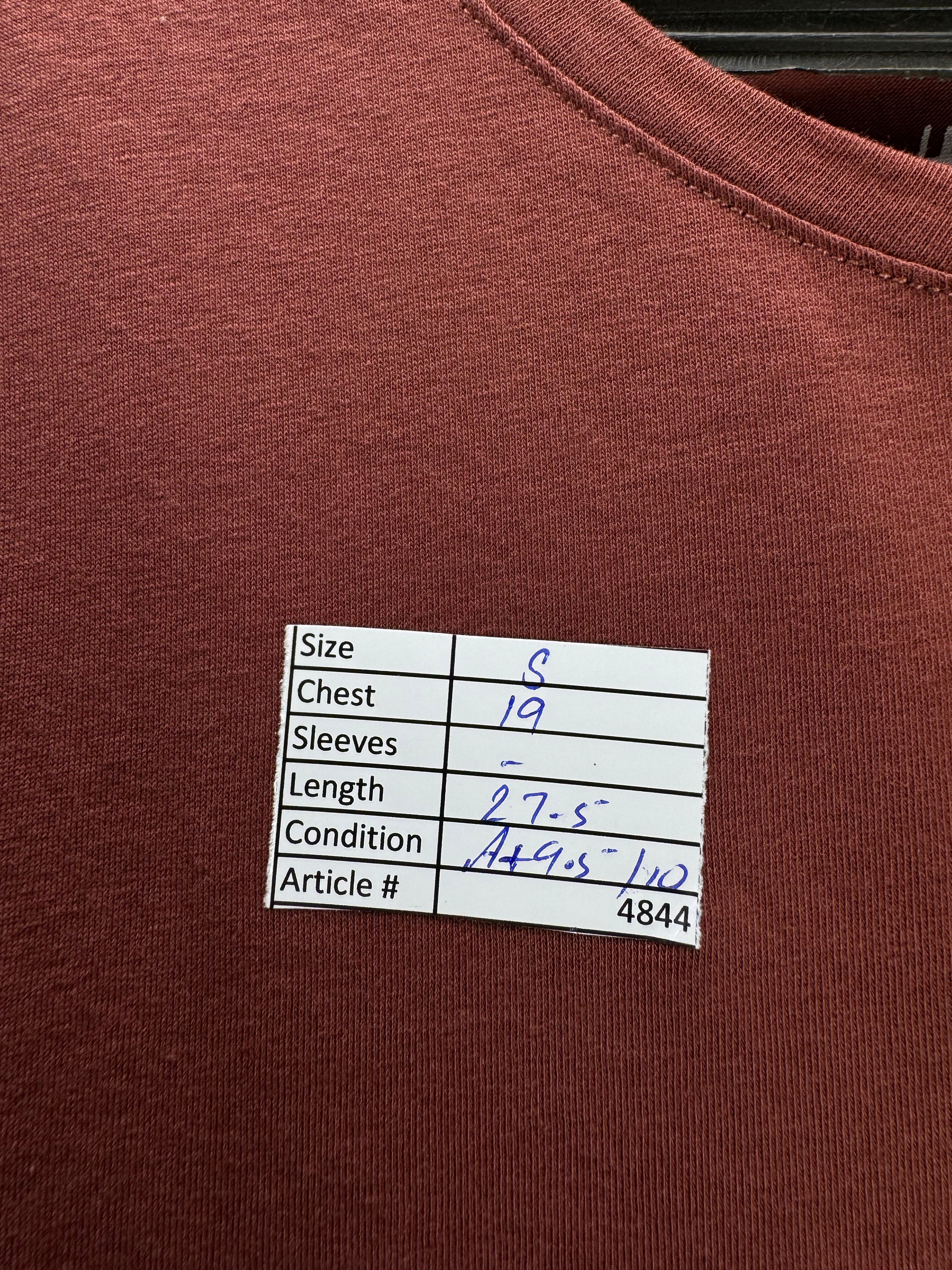 H&M® Small | Chest: 19" | Red | T-Shirt | Cotton - Elastane | 4844 - Genuine Maal