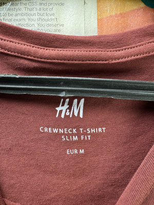 H&M® Small | Chest: 19" | Red | T-Shirt | Cotton - Elastane | 4844 - Genuine Maal