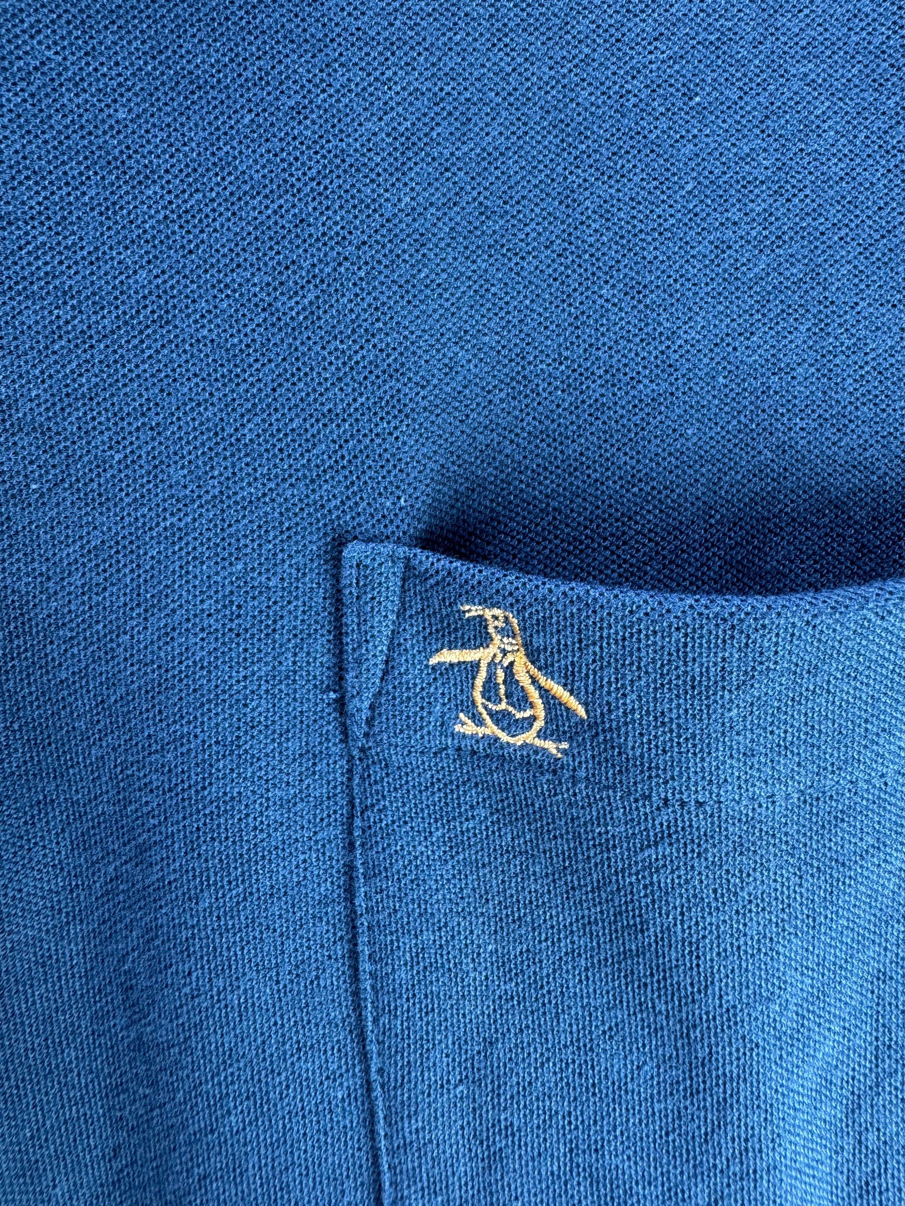 Penguin by Munsingwear® XL | Chest: 25.5" | Blue | Polo Shirt | Cotton | 4814 - Genuine Maal
