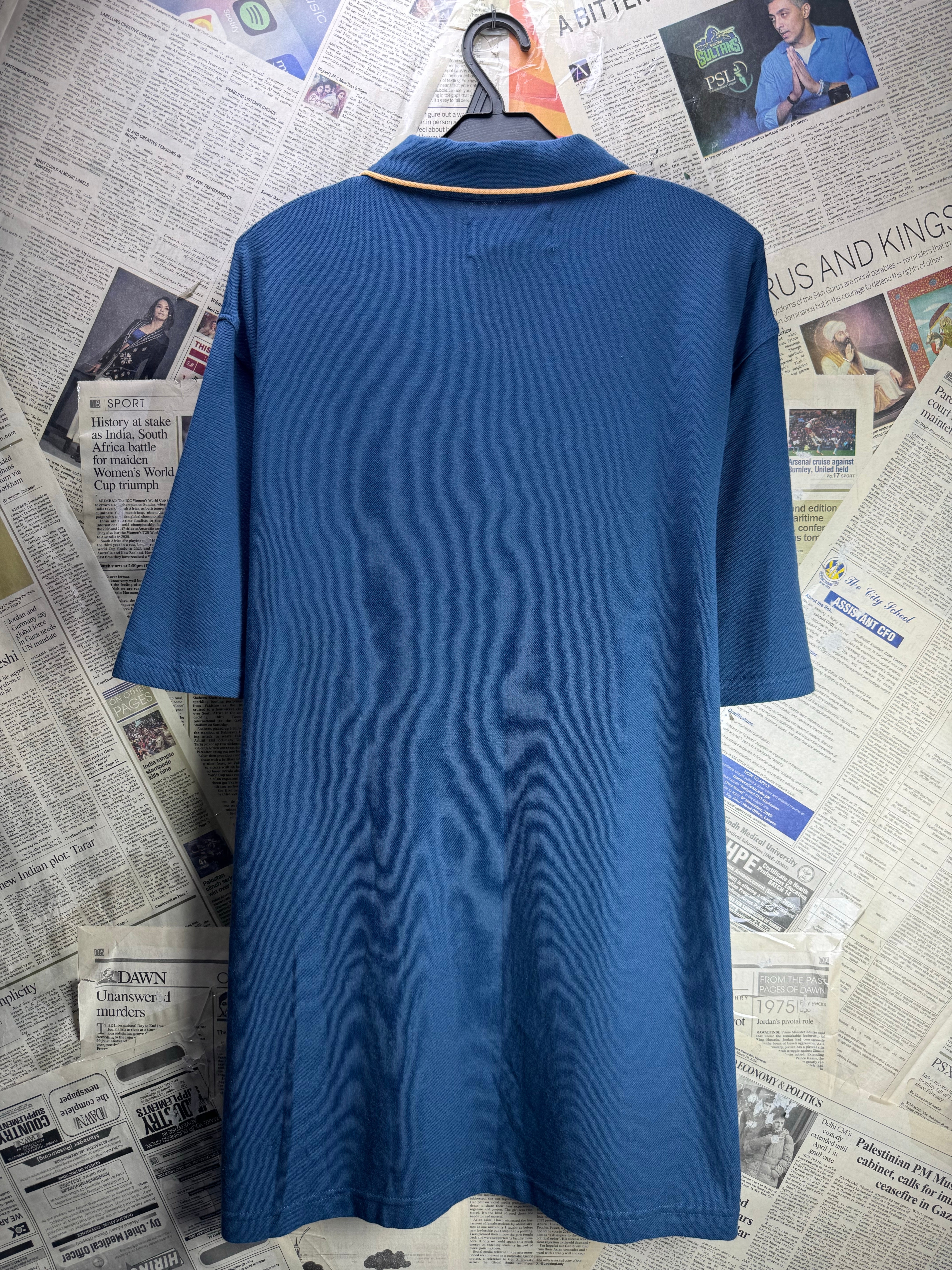 Penguin by Munsingwear® XL | Chest: 25.5" | Blue | Polo Shirt | Cotton | 4814 - Genuine Maal