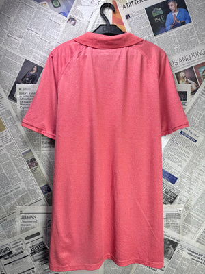 Eddie Bauer® XL | Chest: 25" | Peach | Sports Polo | Poly | 3492 - Genuine Maal