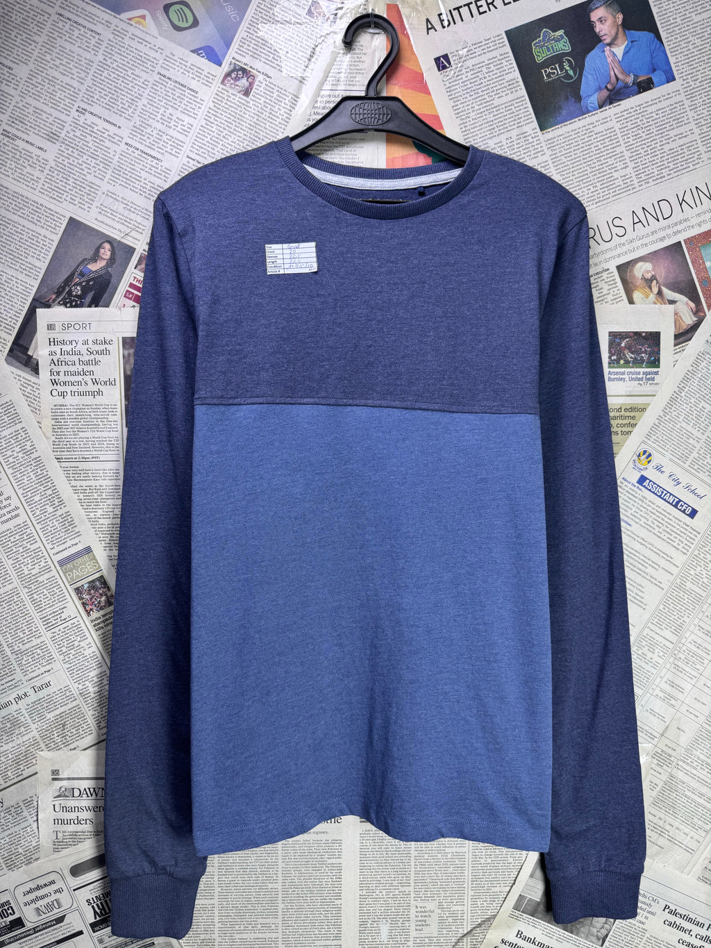 Next® Small | Chest: 20" | Blue | Sweat Shirt | Cotton - Poly | 3490 - Genuine Maal