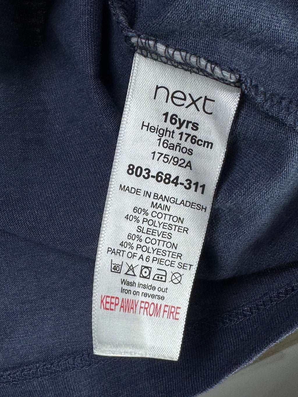 Next® Small | Chest: 20" | Blue | Sweat Shirt | Cotton - Poly | 3490 - Genuine Maal