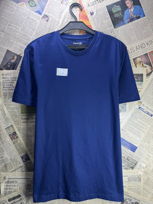 George® Small | Chest: 19.5" | Blue | T-Shirt | Cotton | 4618 - Genuine Maal