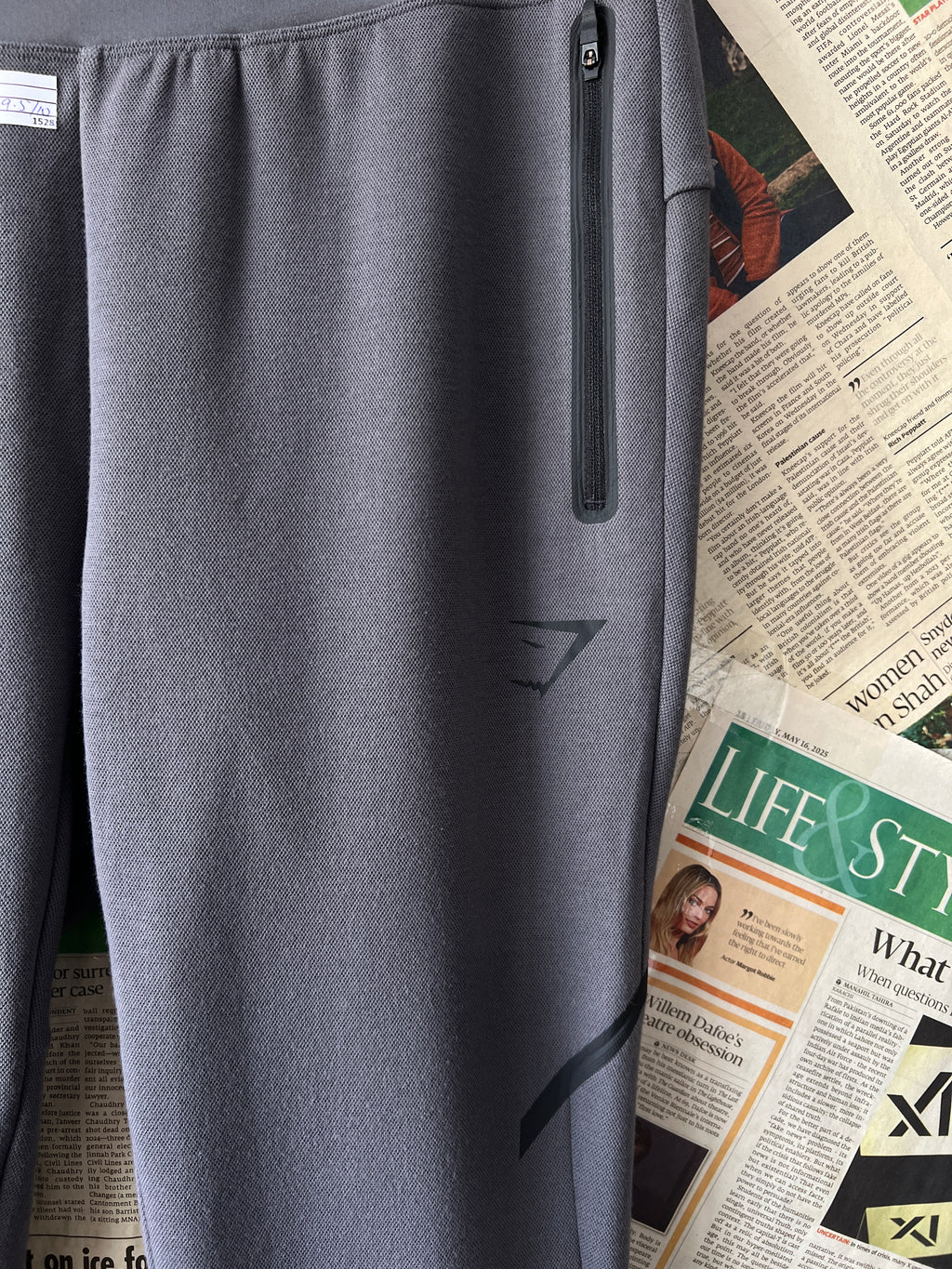 Gym Shark® Waist: 30" | Grey | Trouser | 1528 - Genuine Maal