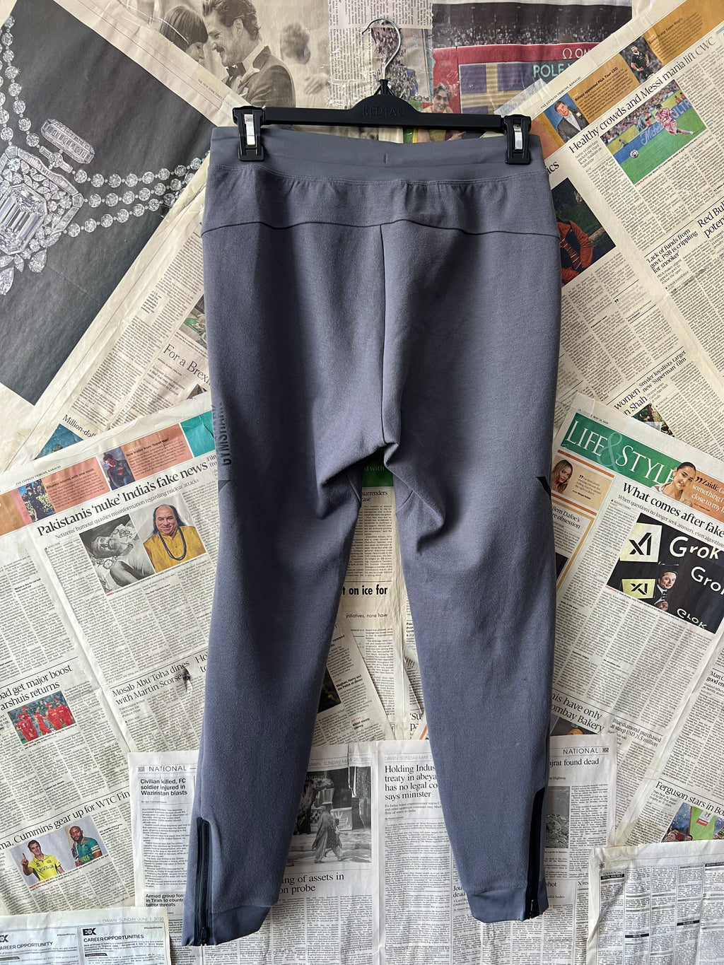 Gym Shark® Waist: 30" | Grey | Trouser | 1528 - Genuine Maal