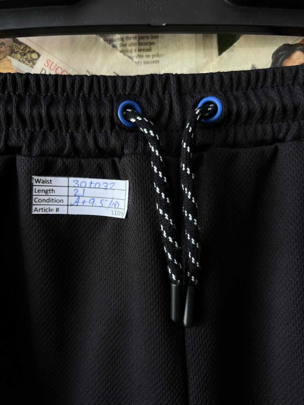 Marvel® Waist: 30" to 32" | Black | Shorts | 1109 - Genuine Maal