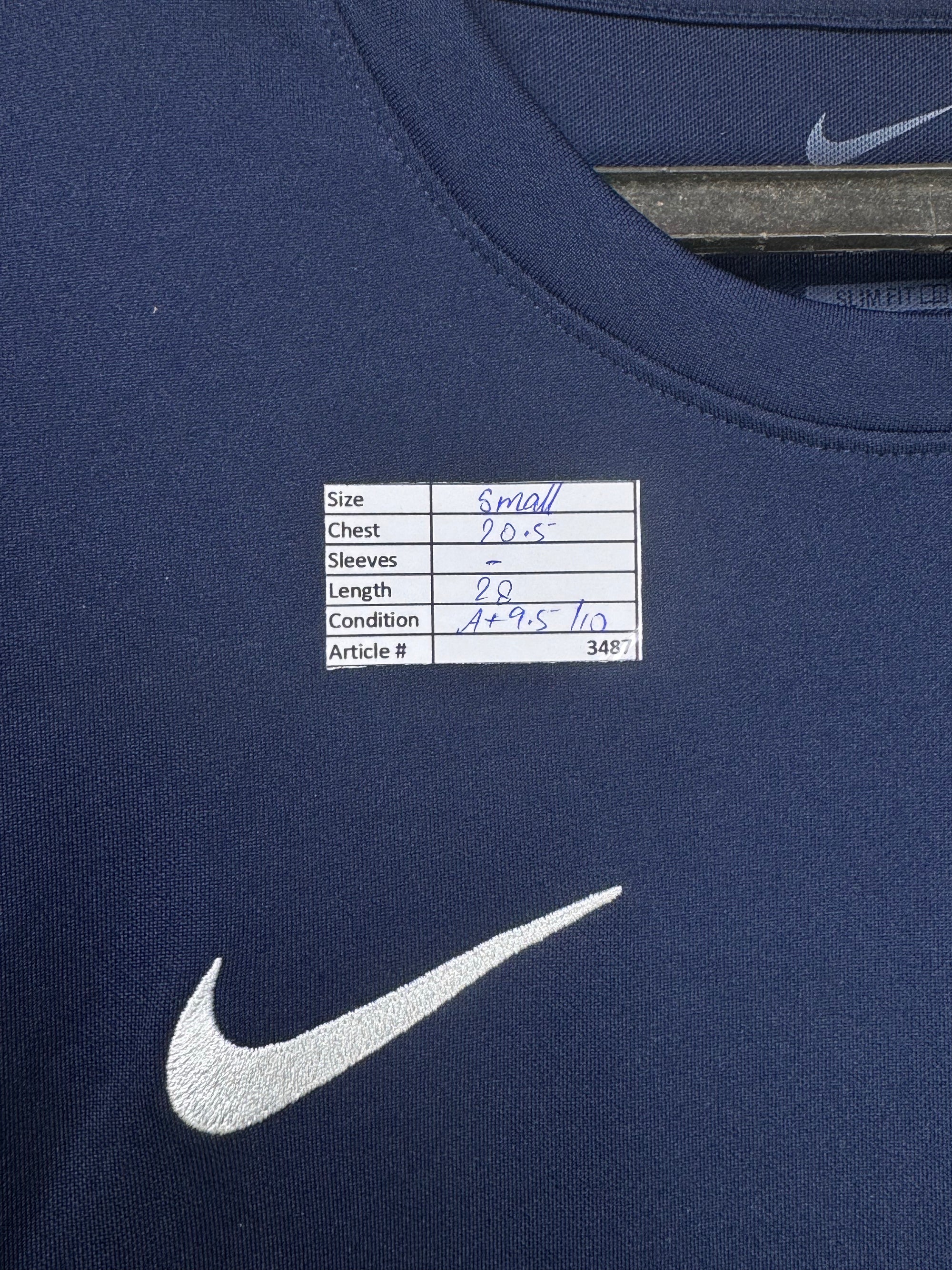 N*ke® Small | Chest: 20.5" | Blue | Dri - Fit Sports Shirt | Poly | 3487 - Genuine Maal