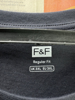 F&F® XXL | Chest: 27" | Black | T-Shirt | Polyester | 4619 - Genuine Maal