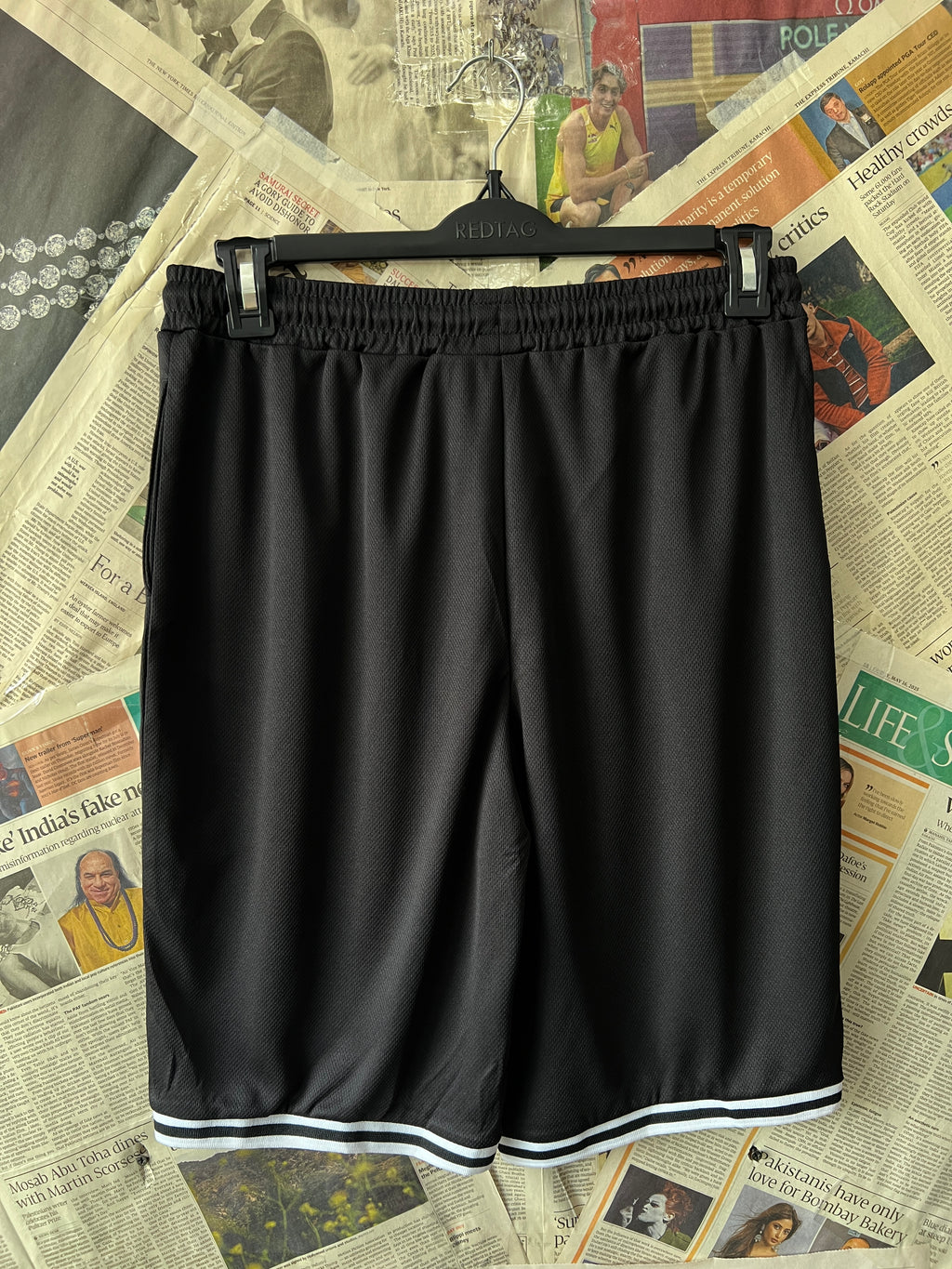 Marvel® Waist: 30" to 32" | Black | Shorts | 1109 - Genuine Maal
