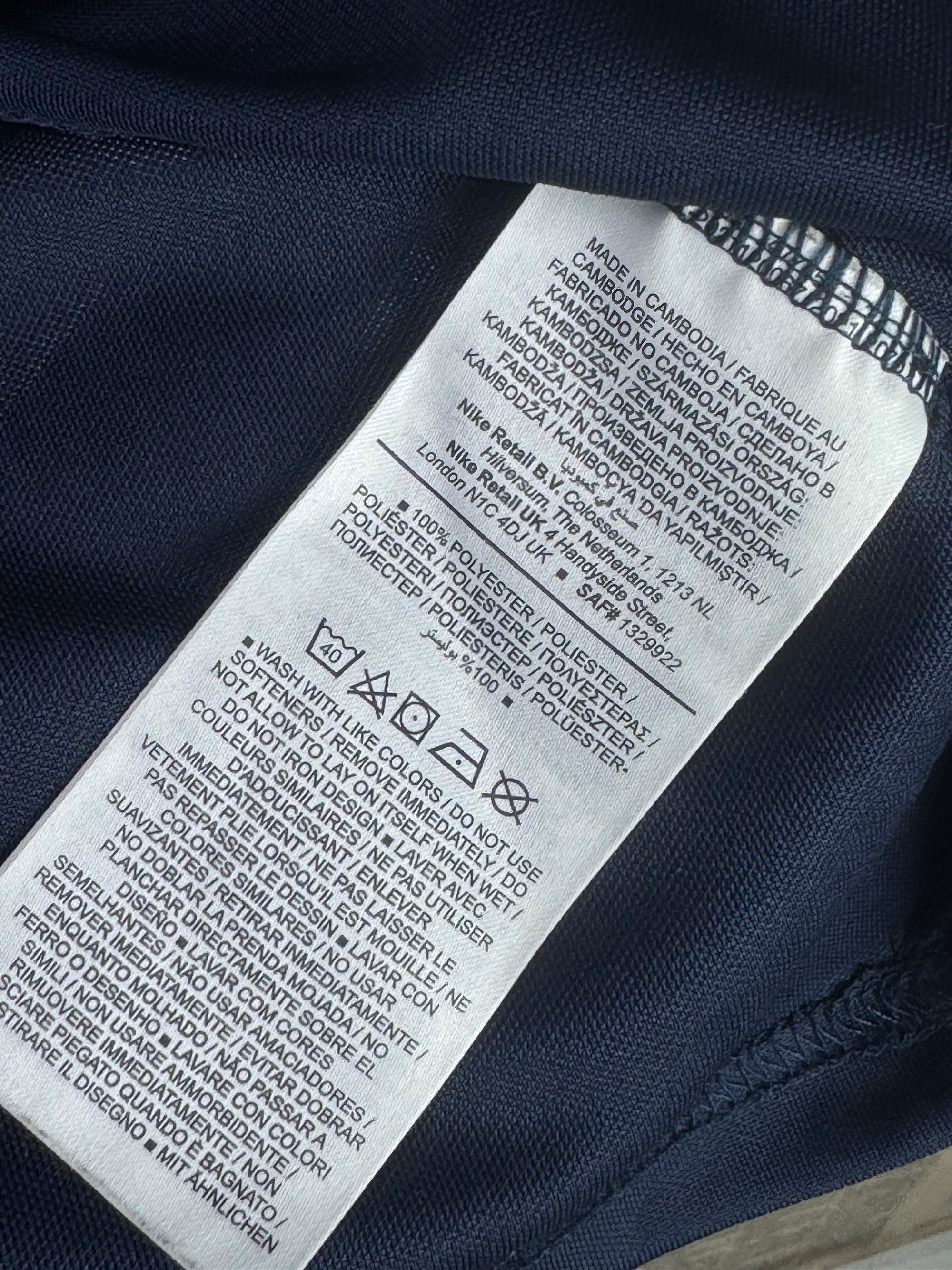 N*ke® Small | Chest: 20.5" | Blue | Dri - Fit Sports Shirt | Poly | 3487 - Genuine Maal