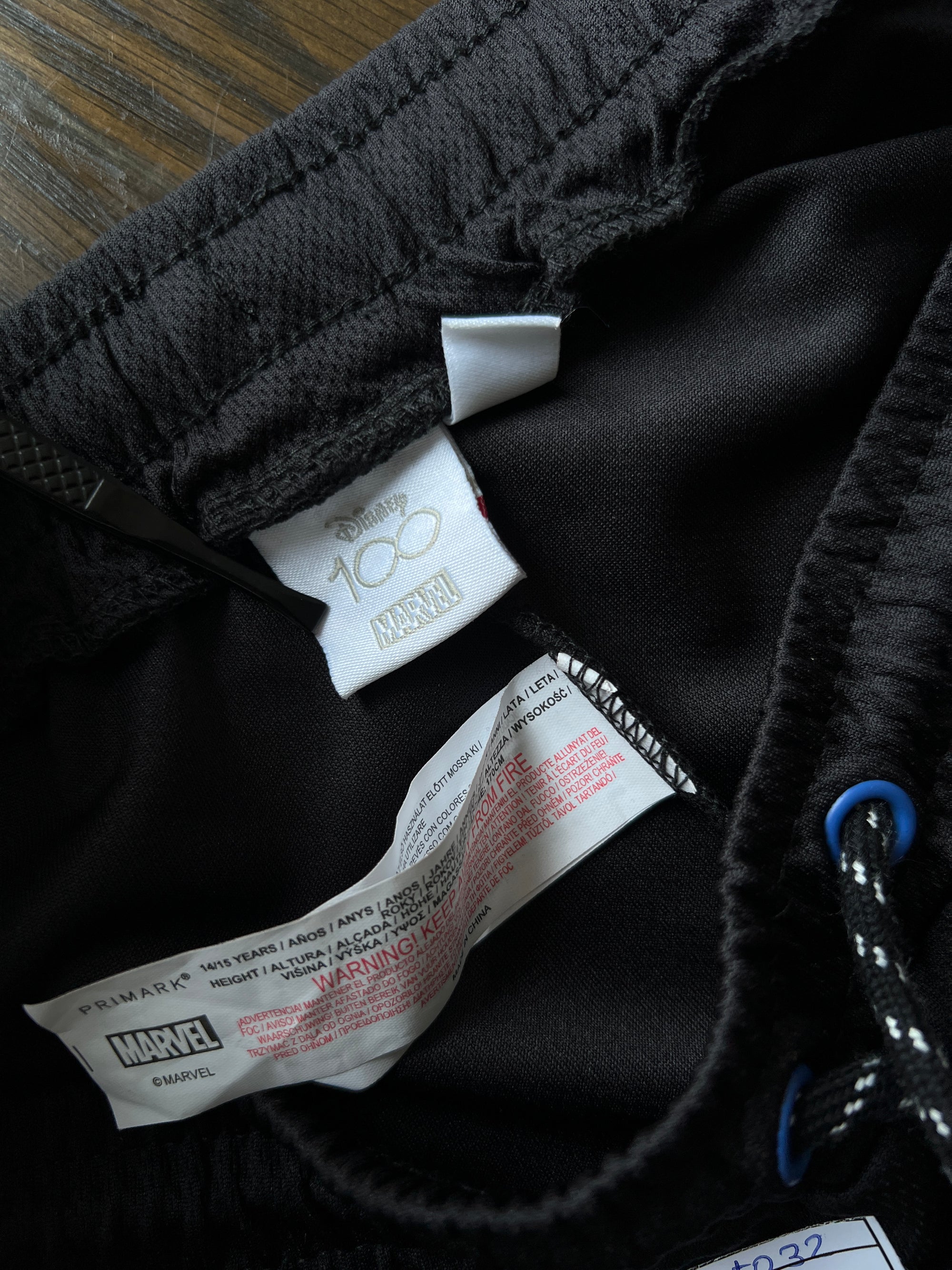 Marvel® Waist: 30" to 32" | Black | Shorts | 1109 - Genuine Maal