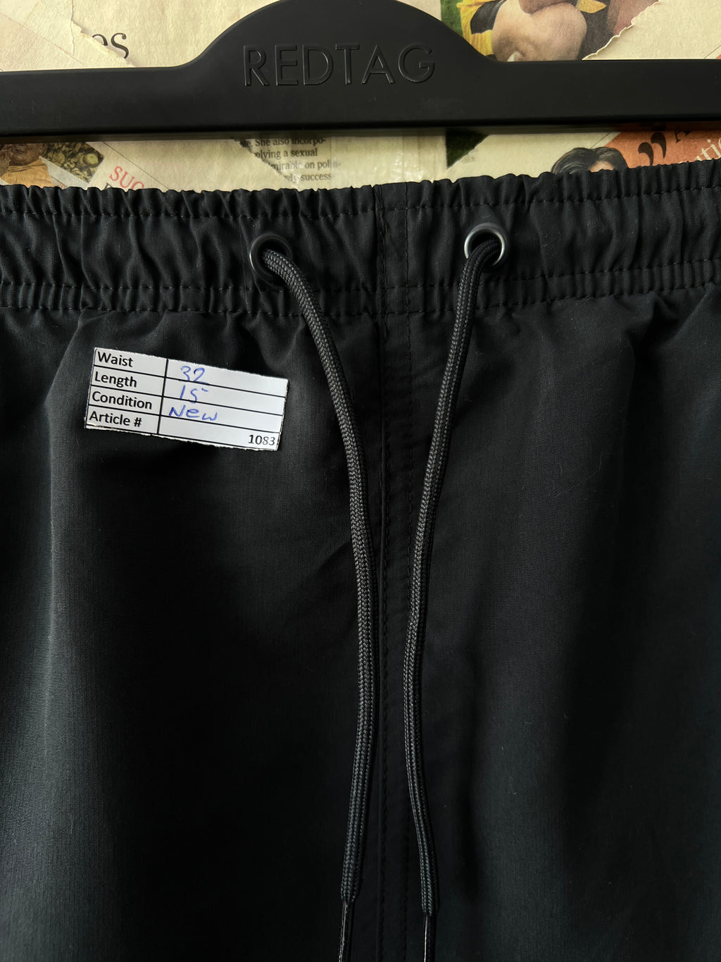 Primark® Waist: 32" | Black | Shorts | 1083 - Genuine Maal