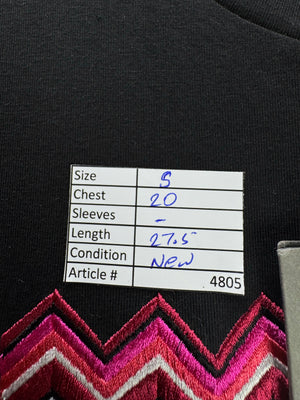 Avenzi Jeans® Small | Chest: 20" | Blue | T-Shirt | Cotton - Elastane | 4805 - Genuine Maal