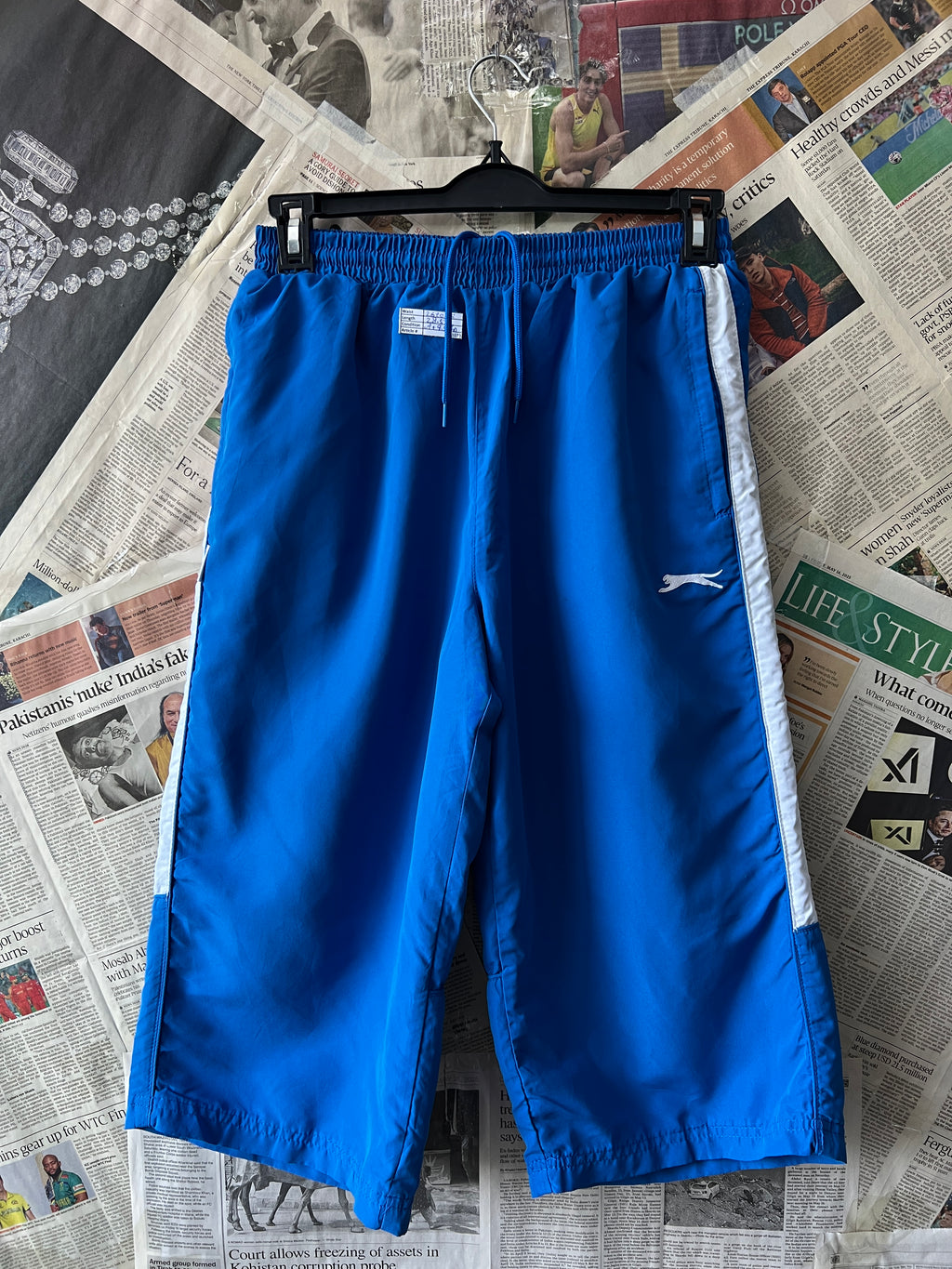 Slazenger® Waist: 26" to 28" | Blue | Knee - Shorts | 1073 - Genuine Maal