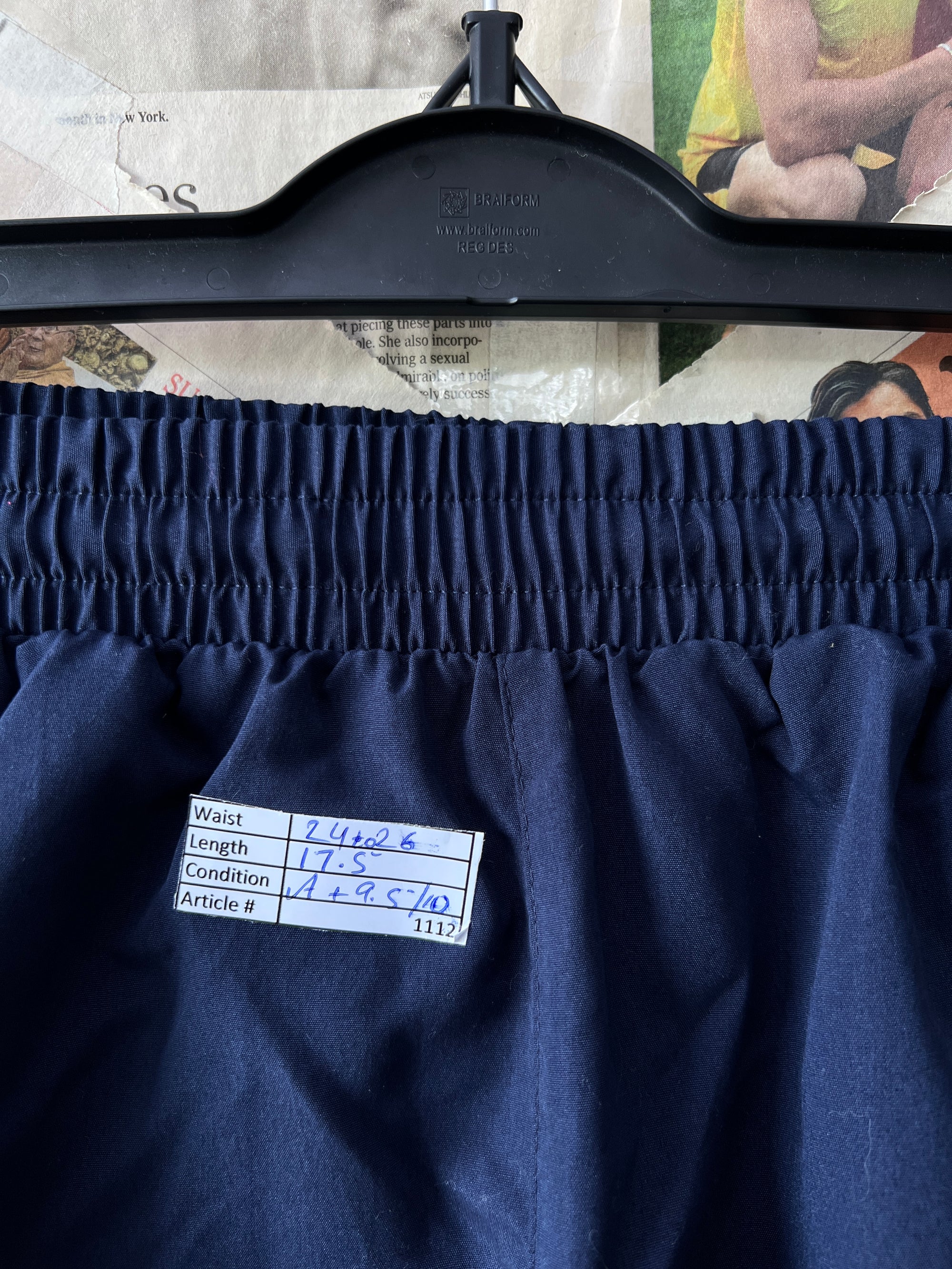 Slazenger® Waist: 24" to 26" | Navy Blue | Shorts | 1112 - Genuine Maal