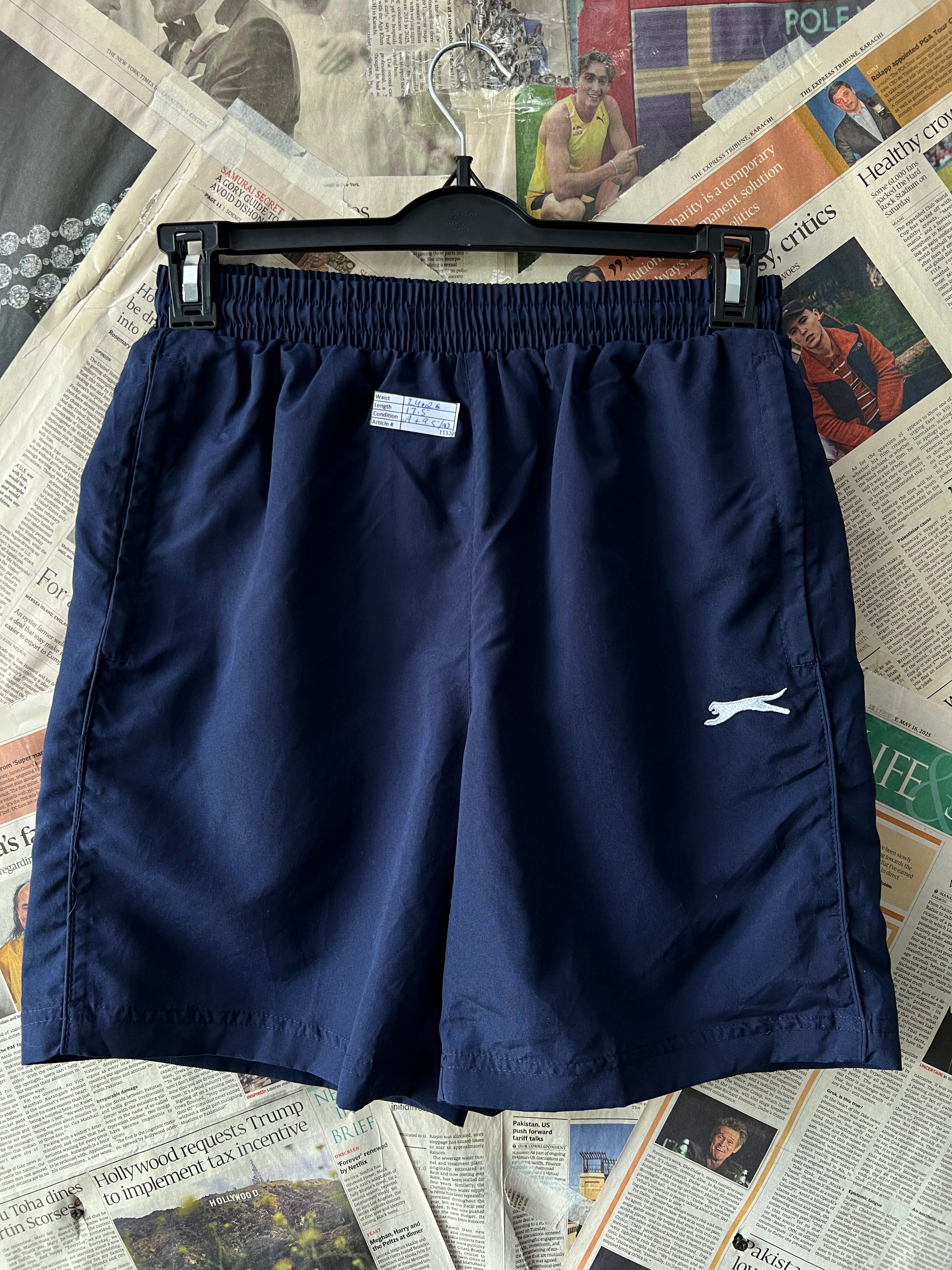 Slazenger® Waist: 24" to 26" | Navy Blue | Shorts | 1112 - Genuine Maal