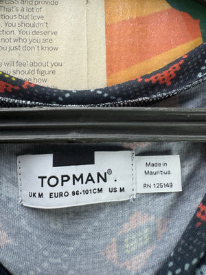 Topman® Small | Chest: 20.5" | T-Shirt | Polyester | 4626 - Genuine Maal