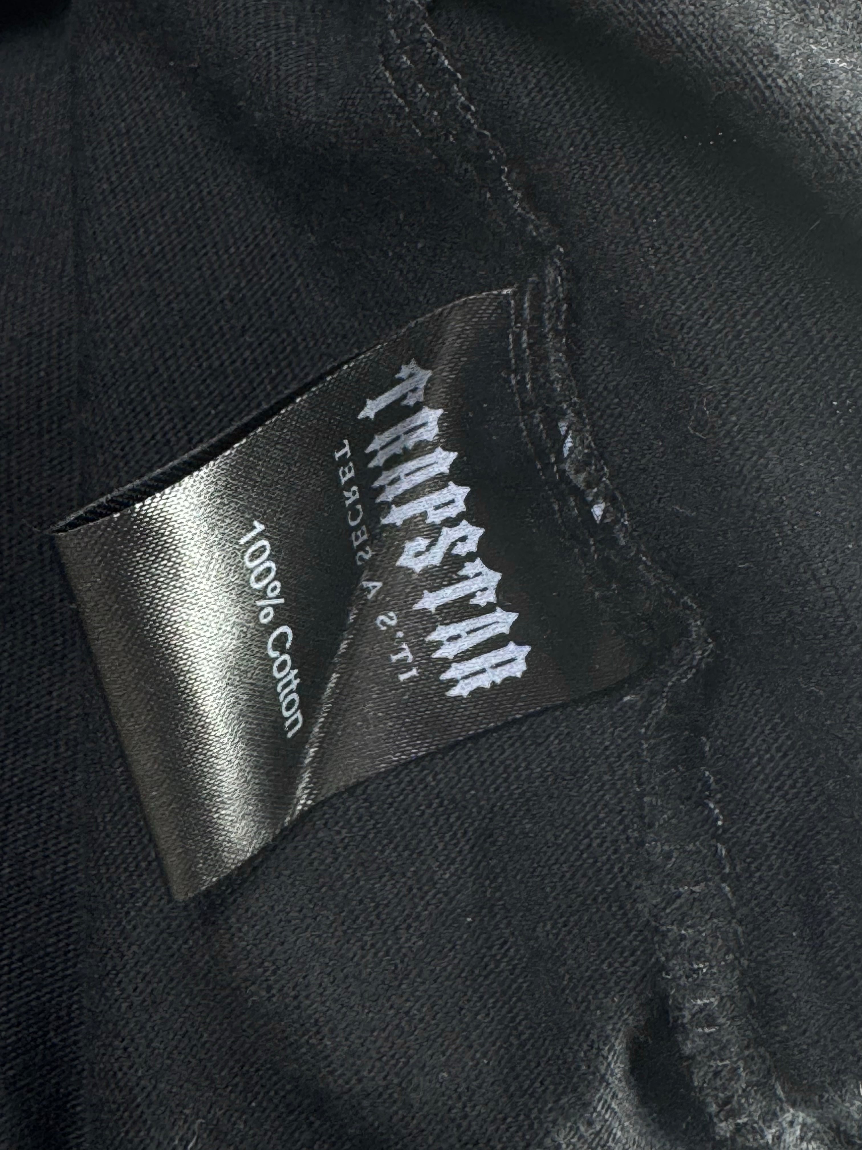 Trapstar® Small | Chest: 19" | Black | T-Shirt | Cotton | 4627 - Genuine Maal