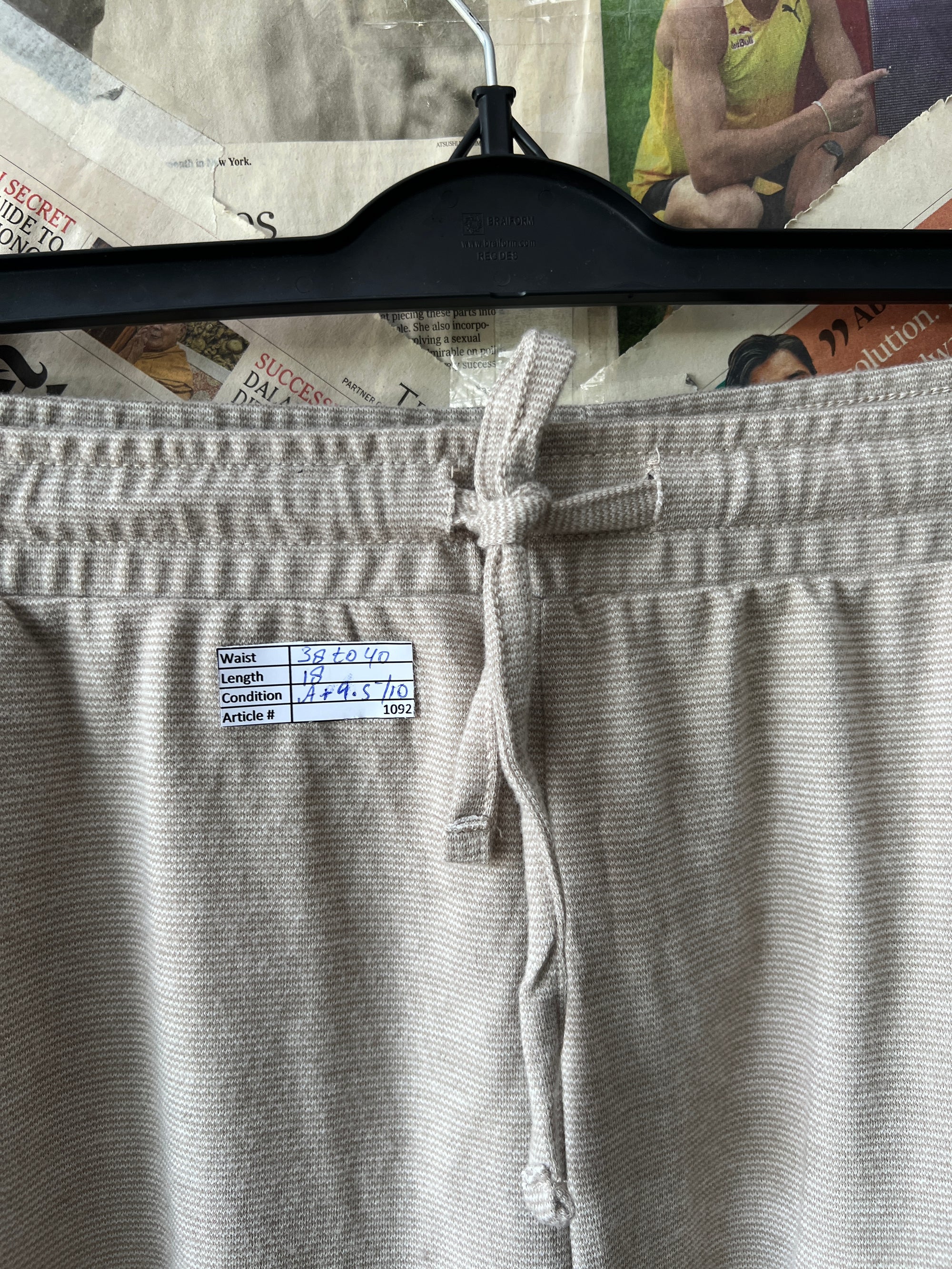 Primark® Waist: 38" to 40" | Beige | Shorts | 1092 - Genuine Maal
