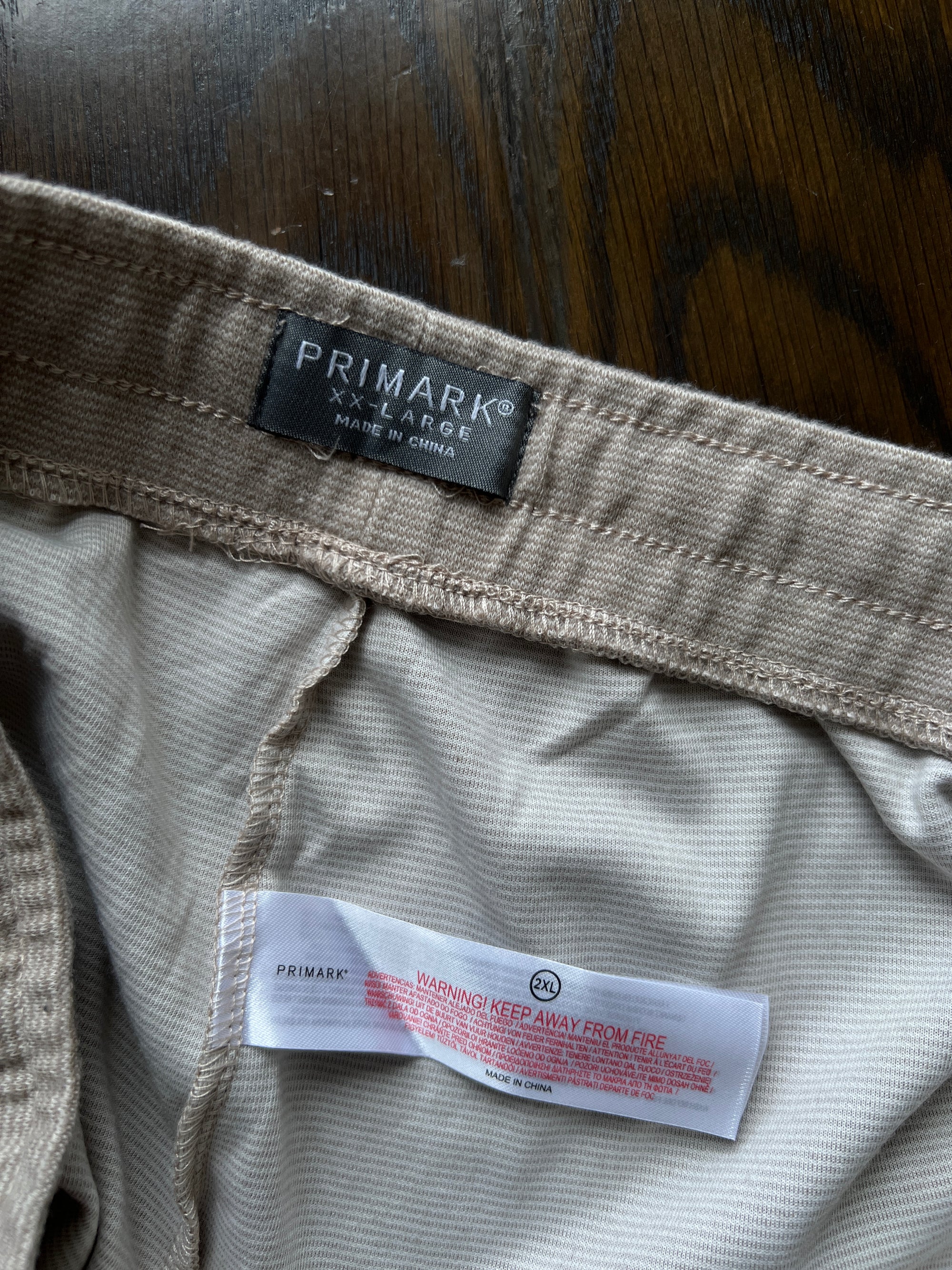 Primark® Waist: 38" to 40" | Beige | Shorts | 1092 - Genuine Maal