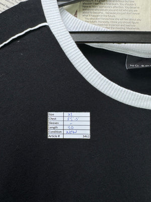 NO BOUNDARIES® XL | Chest: 25.5" | Black | T-Shirt | Cotton | 3462 - Genuine Maal