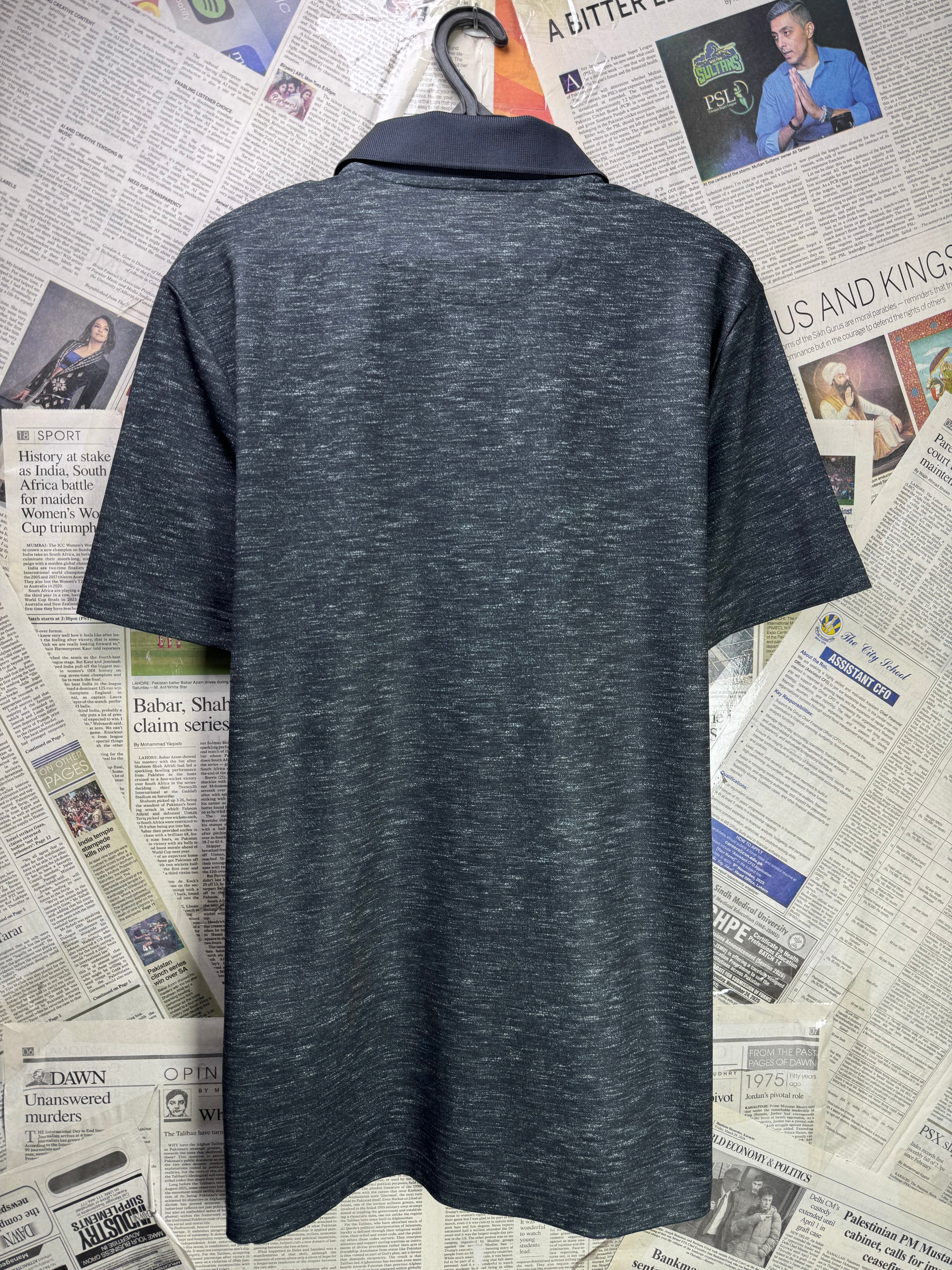 GoodFellow® Small | Chest: 20.5" | Heather Grey | Gym Polo | Poly - Elastane | 3465 - Genuine Maal