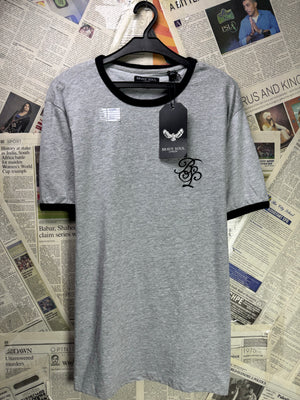 Brave Soul® Medium | Chest: 22" | Grey | T-Shirt | Cotton - Viscose | 3468 - Genuine Maal